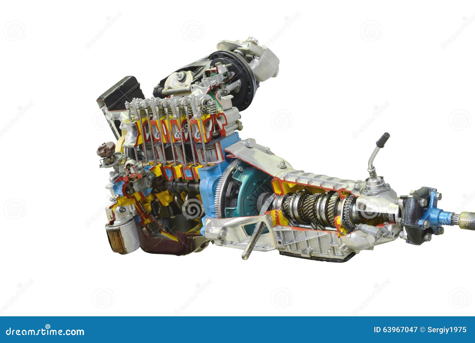 Automotive engine stock image. Image of precision, control 63967047