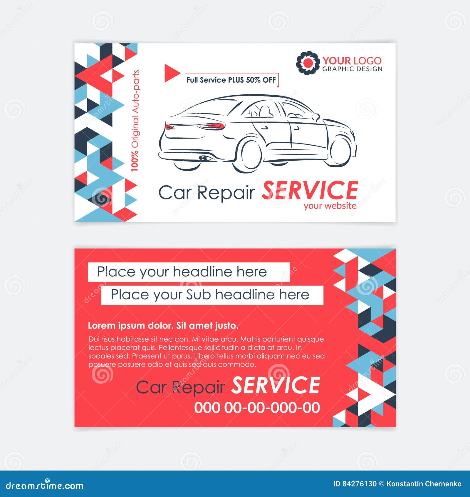 Automotive Service Business Card Template. Car Diagnostics And In Automotive Business Card Templates