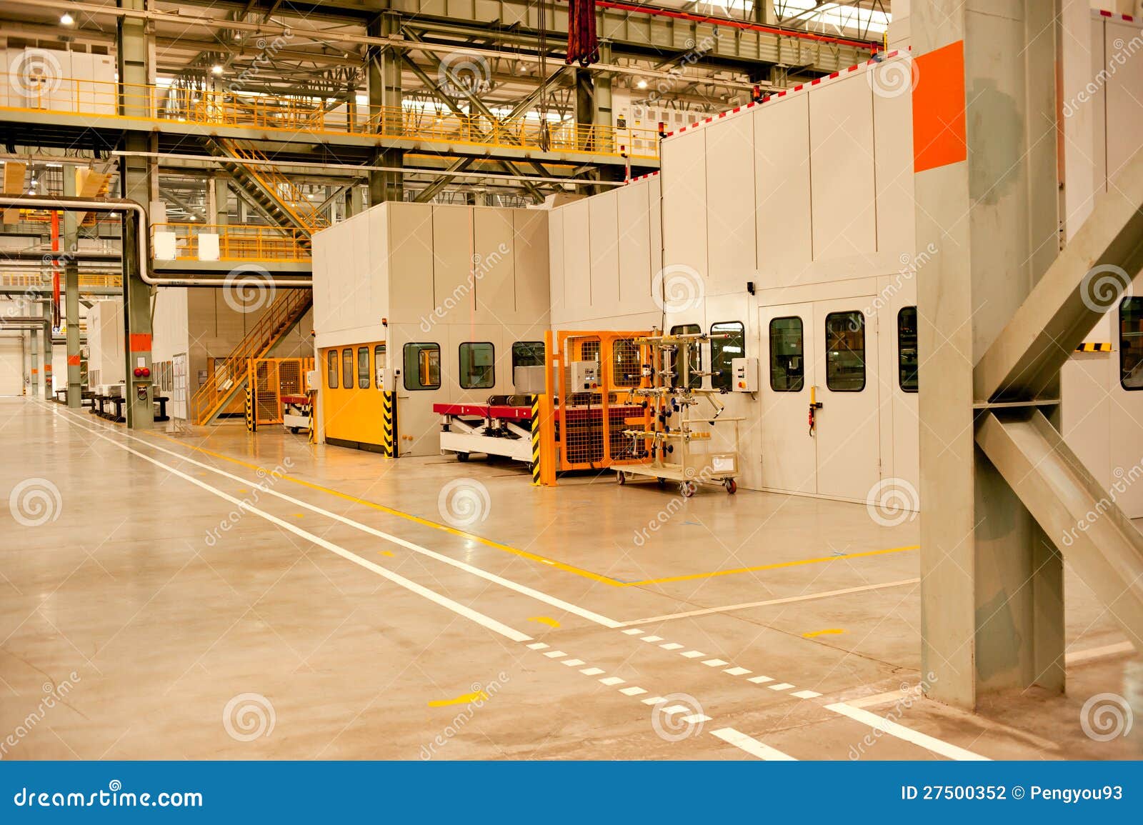 Automotive Sheet Metal Processing Plant Stock Photo Image of