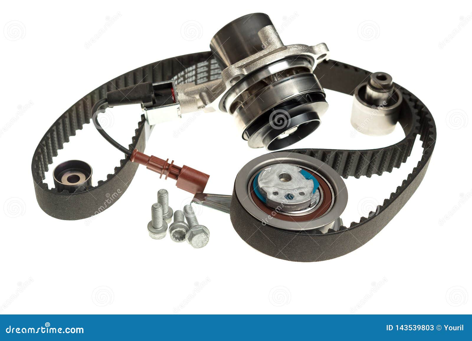 automotive water pump repair kit timing belt tensioners parts