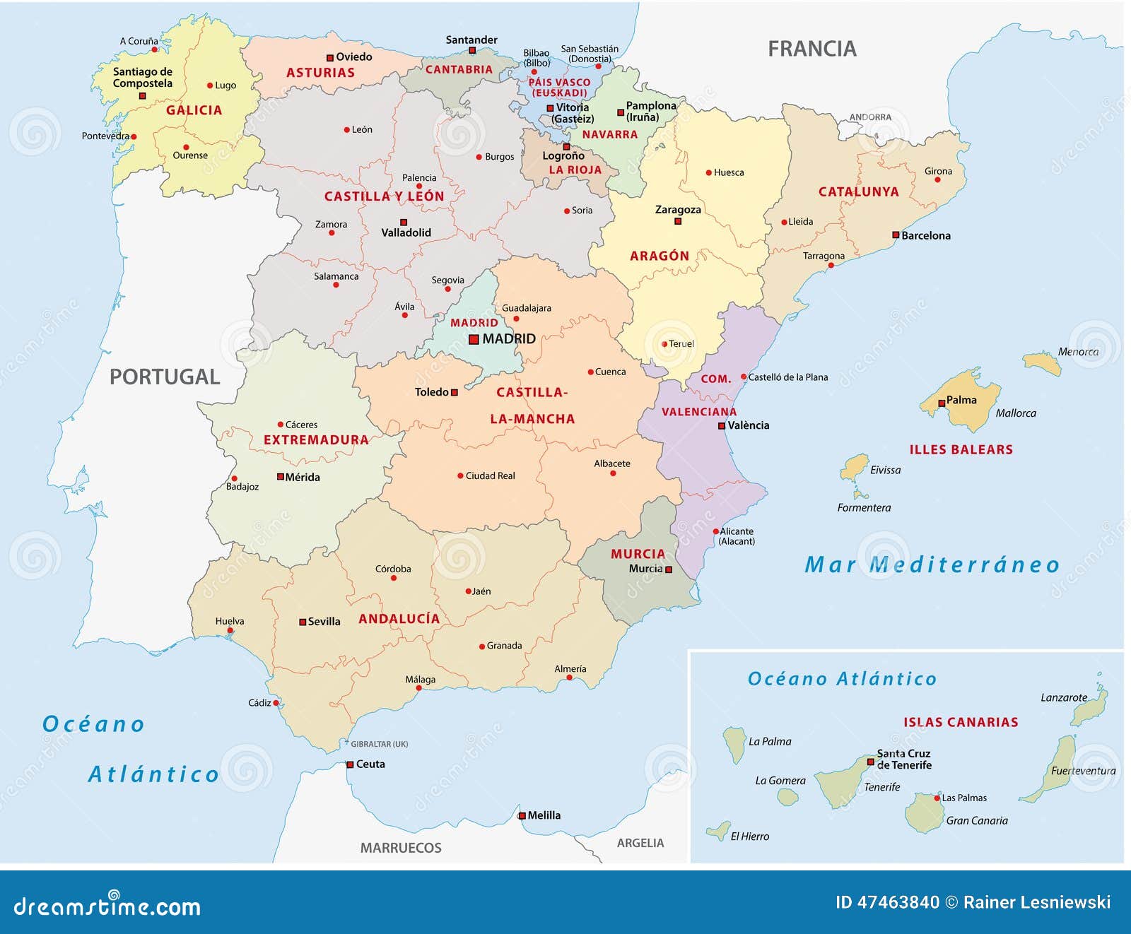 autonomous communities of spain