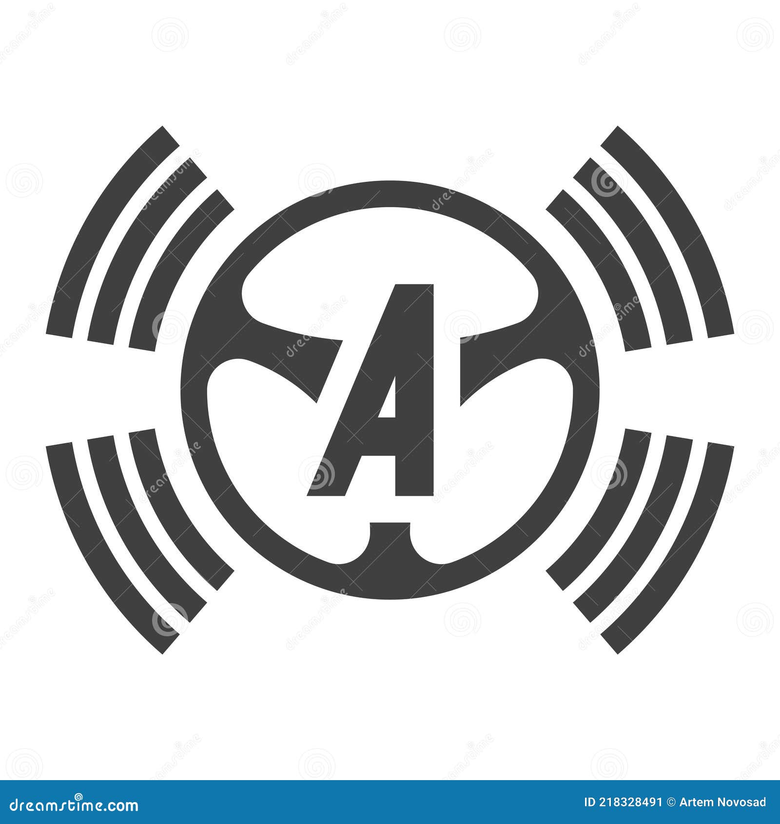 Autopilot System Icon. An Image Of The Autopilot Button In Cars. A