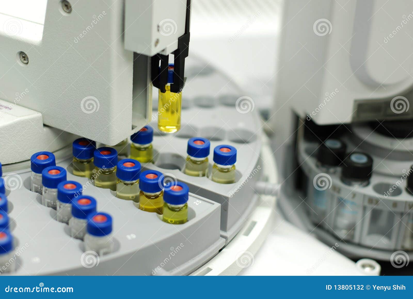 Autosampler of Gas Chromatography Stock Photo - Image of pharmaceutical,  forensics: 13805132