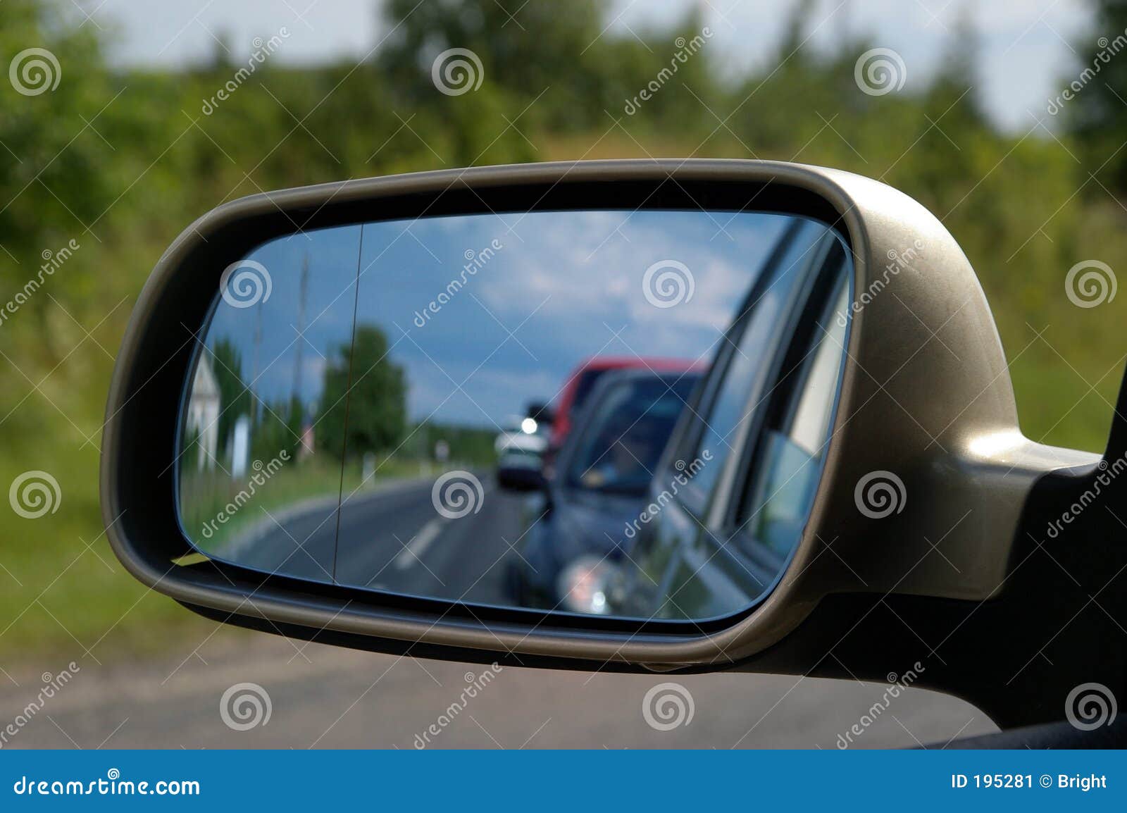 Autospiegel, Stock Bild