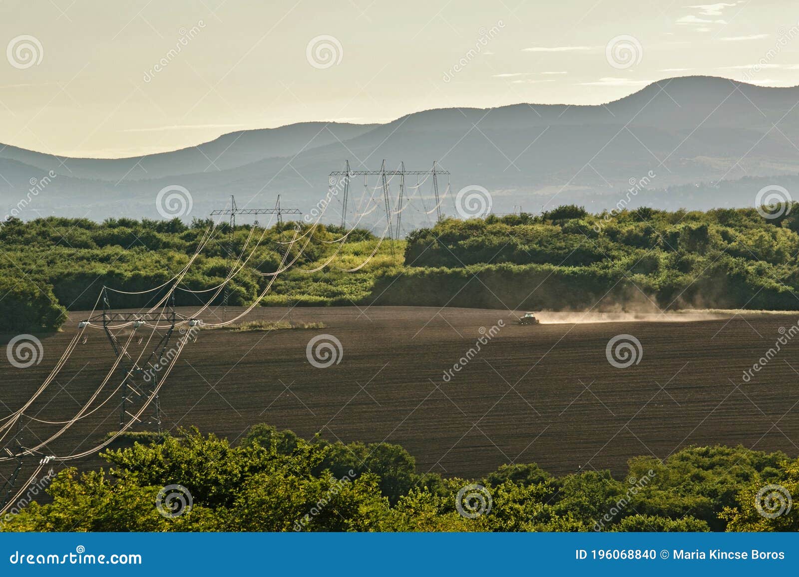 autumn agriculture work on filds