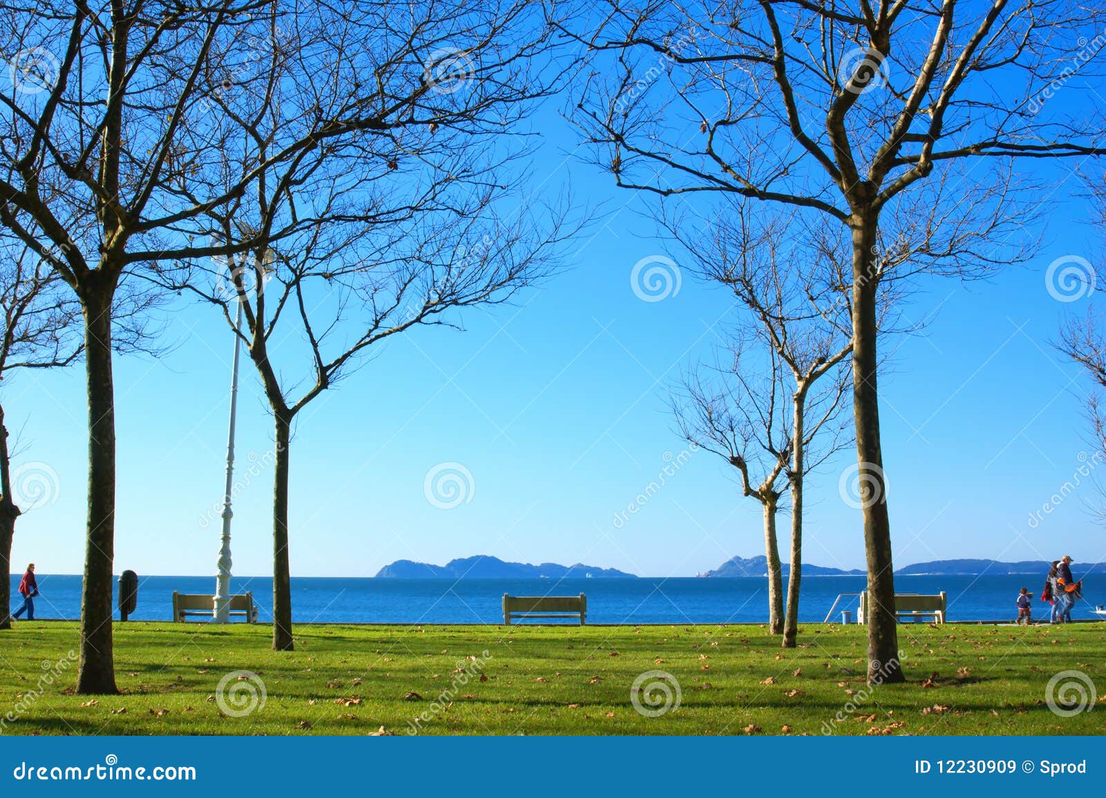 Autumn in the beach stock image. Image of atmosphere - 12230909