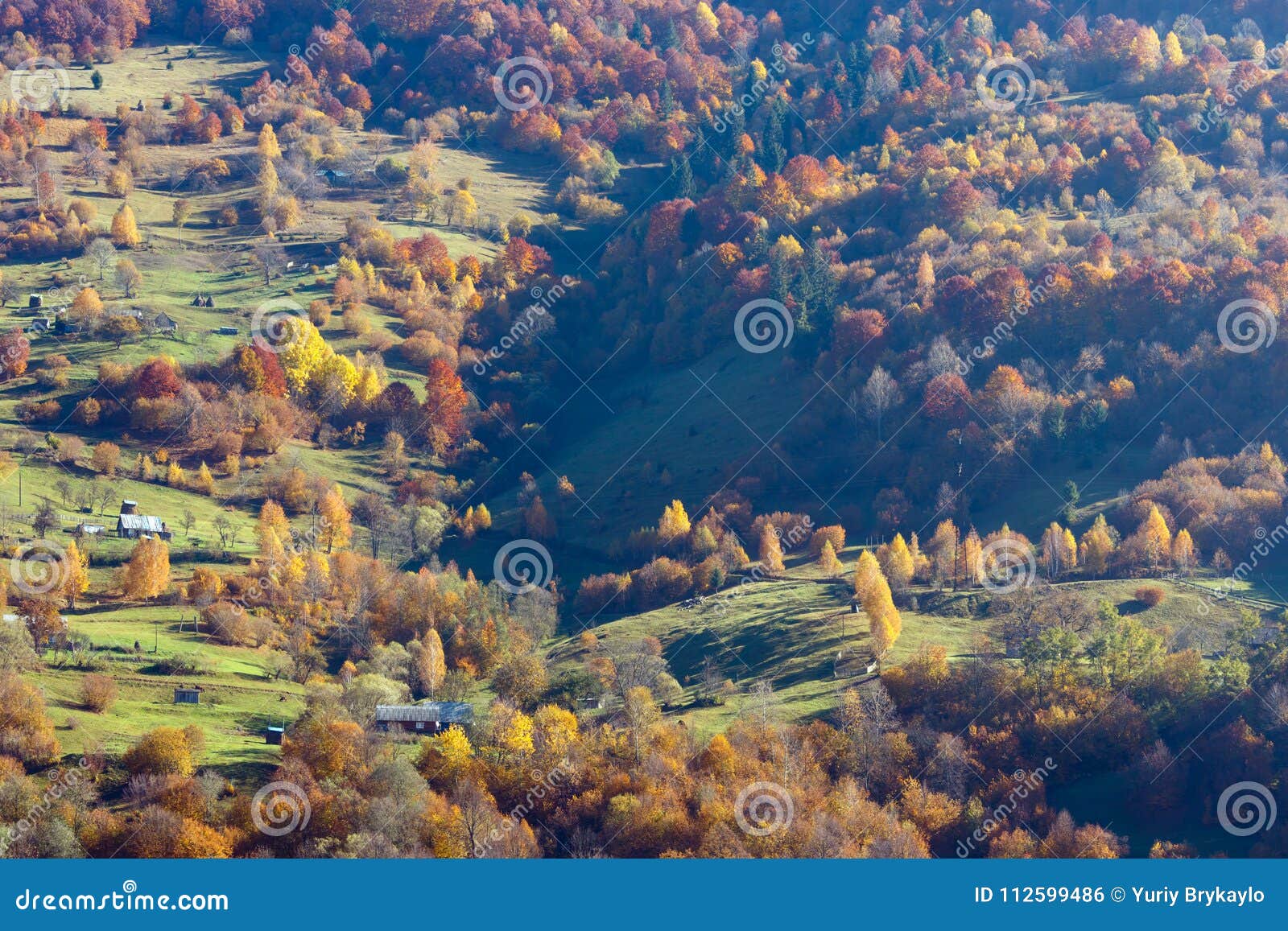 autumn carpathian mountains, ukraine