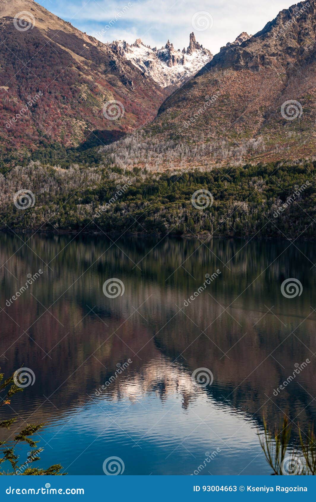 autumn colors in lake gutierrez