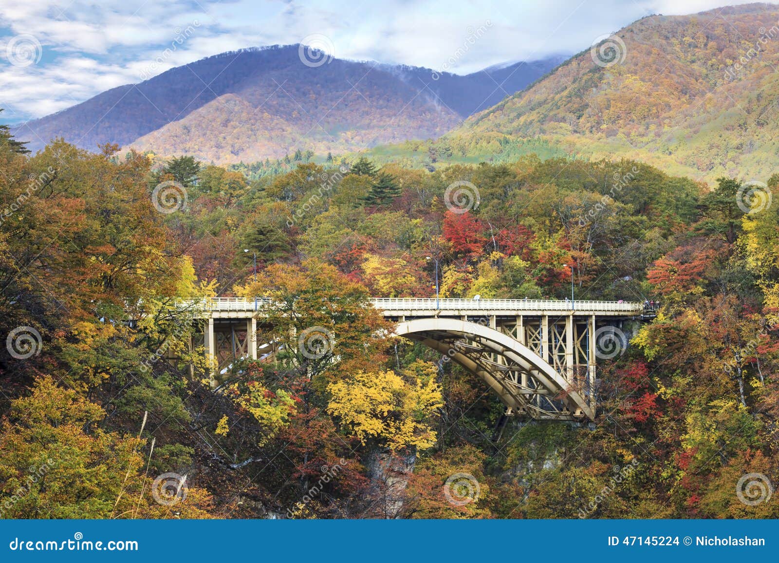 Autumn Colors Of Naruko-Gorge In Japan Stock Photo - Image of