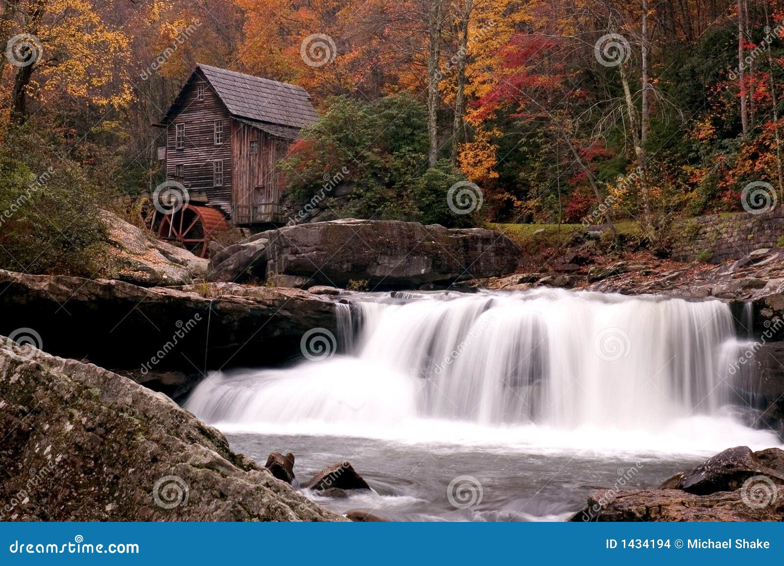 autumn at the grist mill