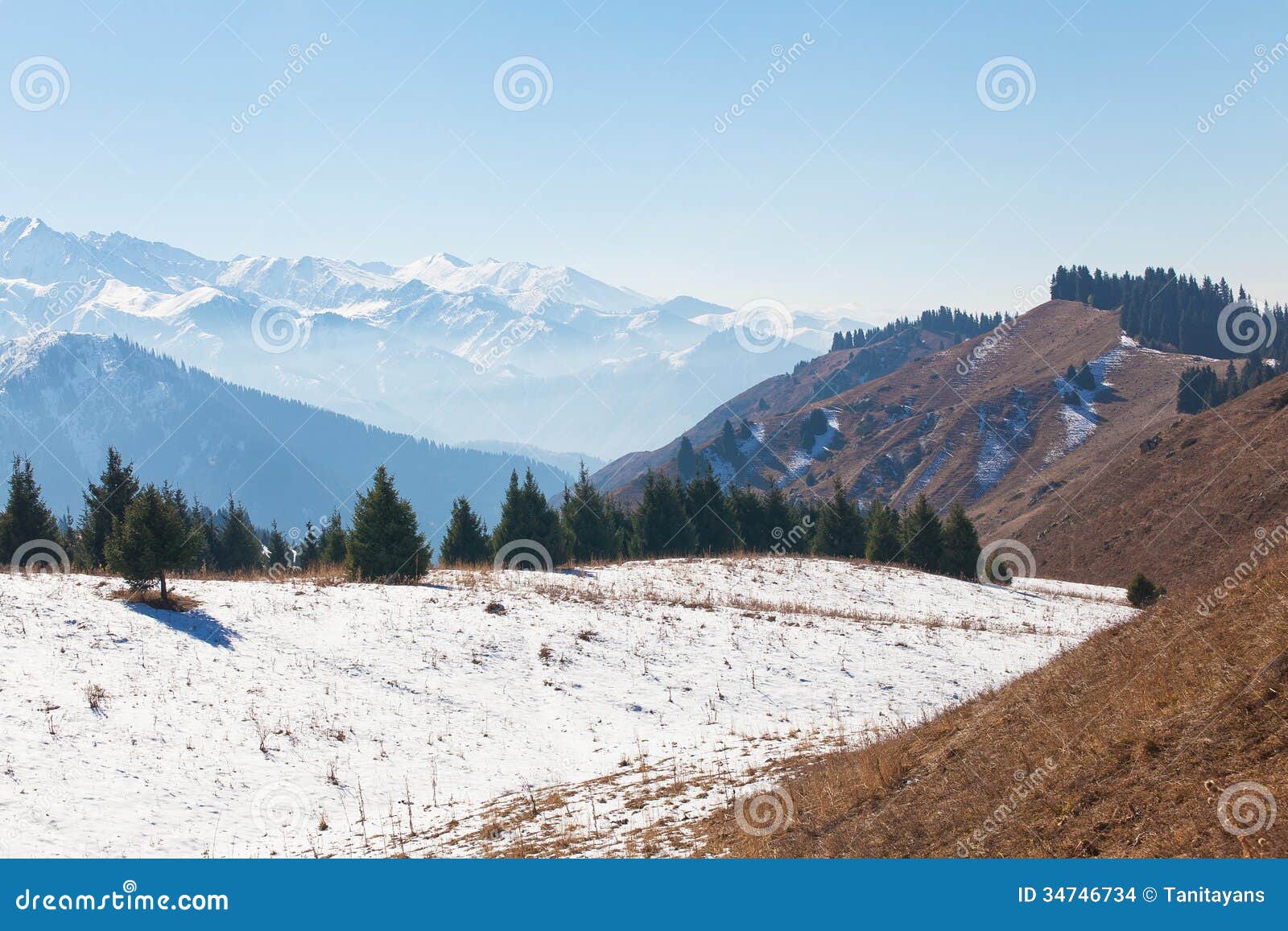 autumn in kazakhstan mountain