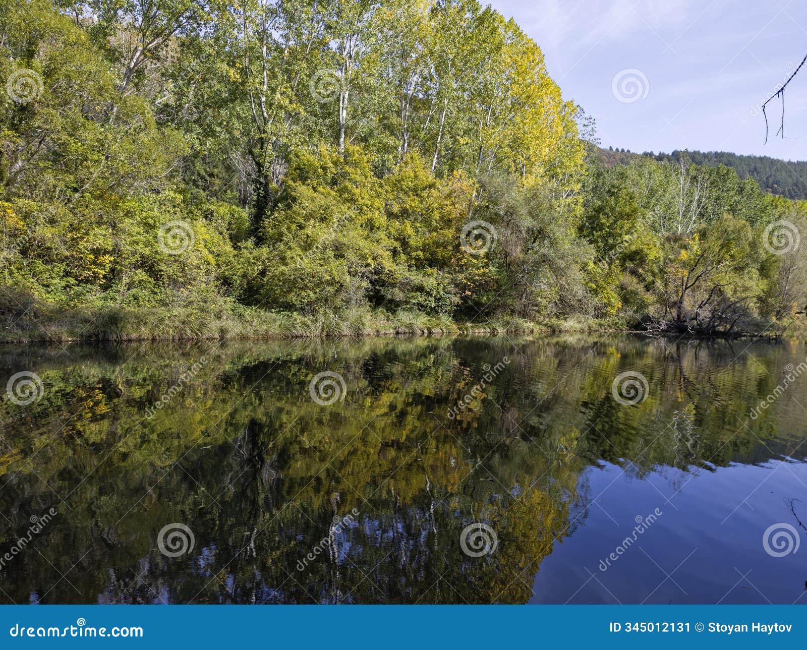 iskar river near pancharevo lake, bulgaria