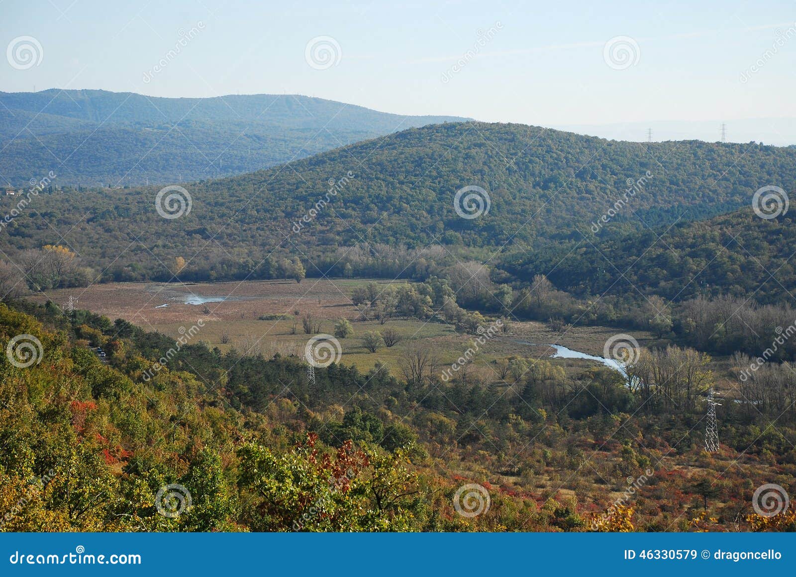 autumn landscape near doberdo