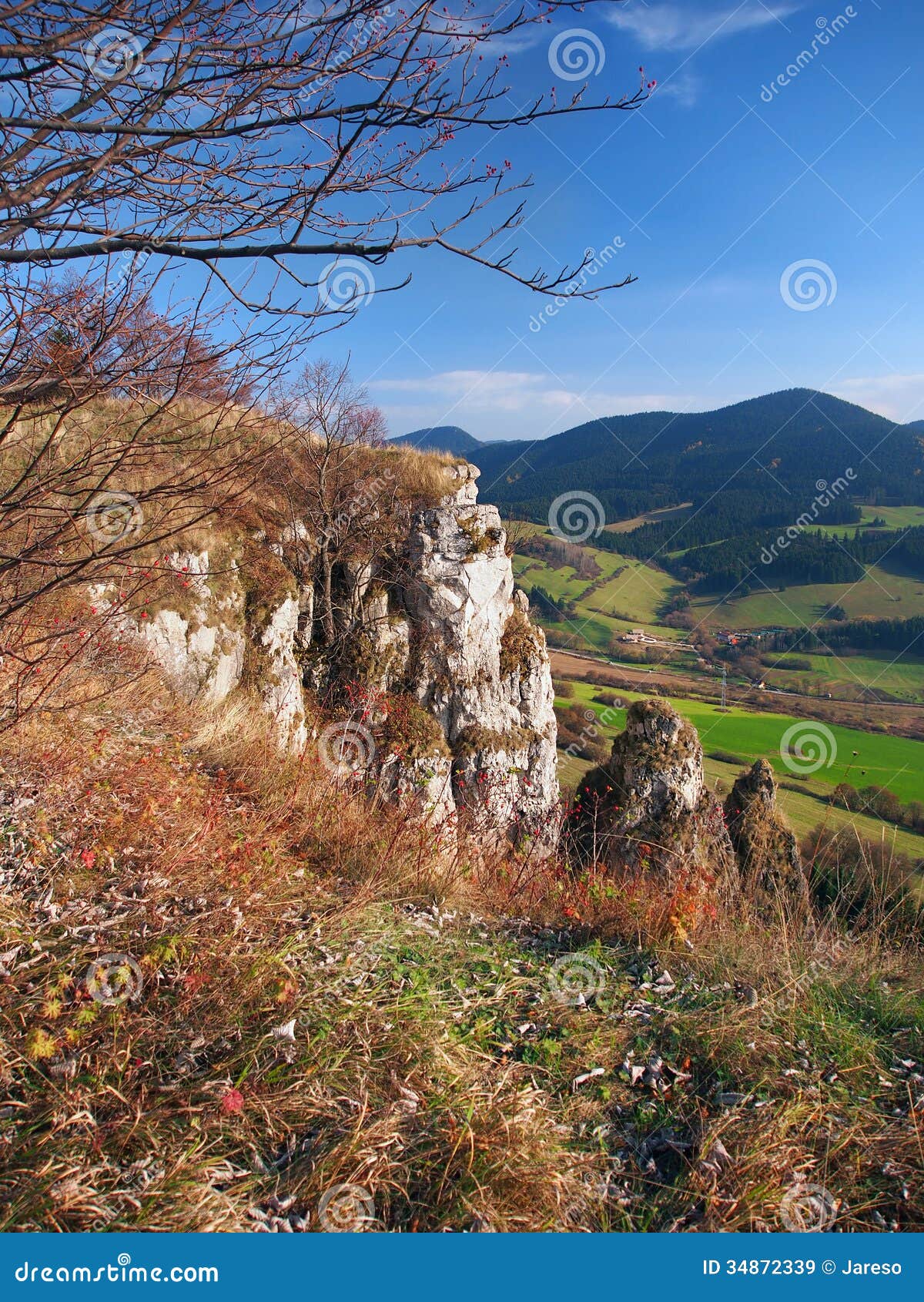 autumn outlook from tupa skala, slovakia