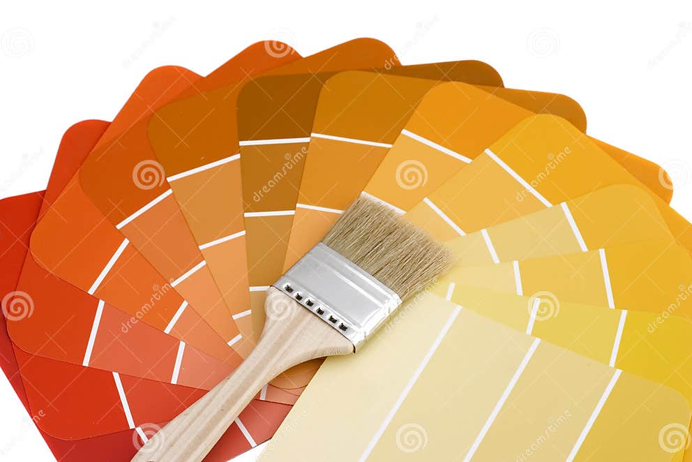 Autumn painters palette stock image. Image of pattern, close 695521