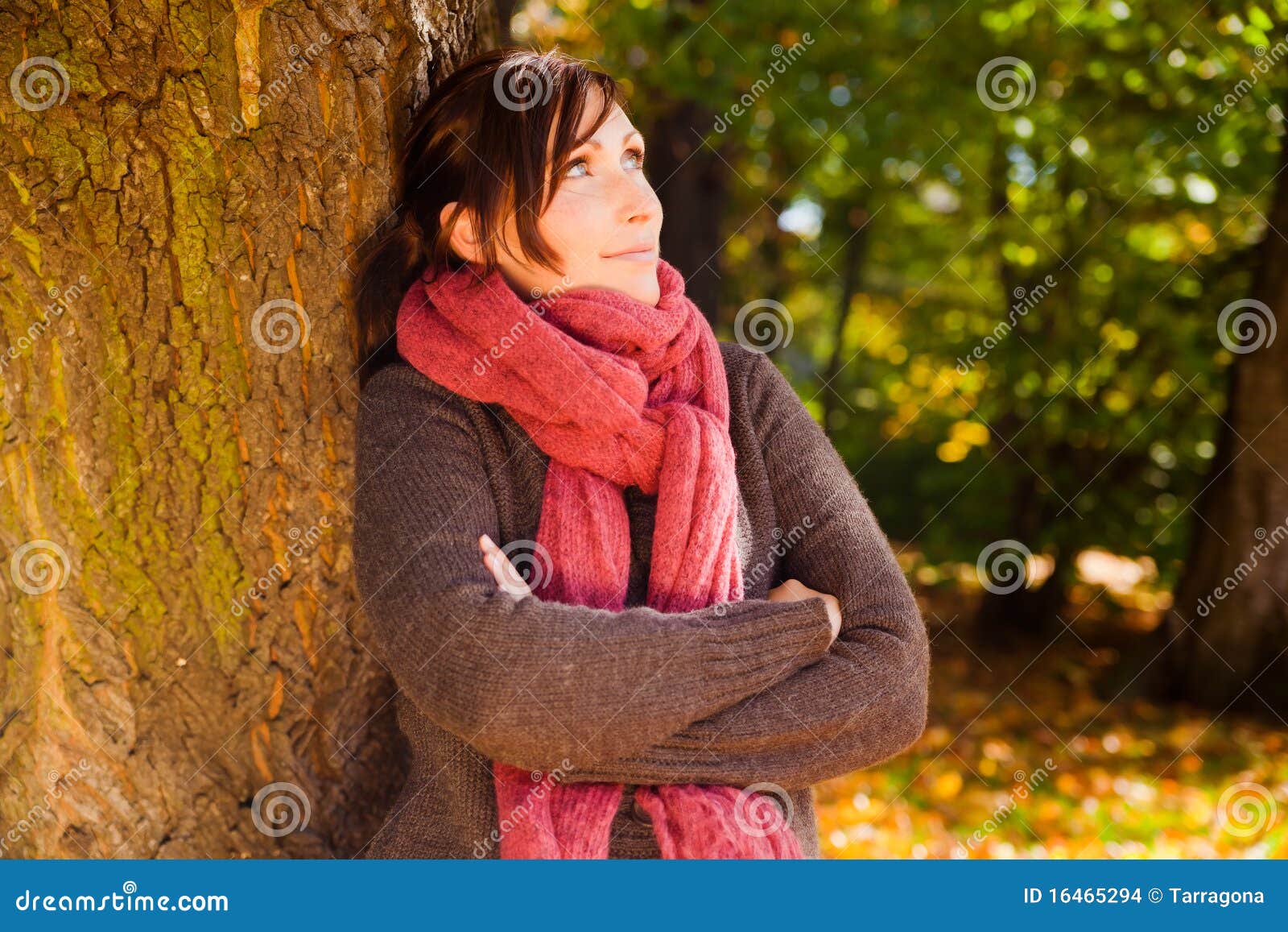 Autumn season woman stock photo. Image of carefree, leaf - 16465294