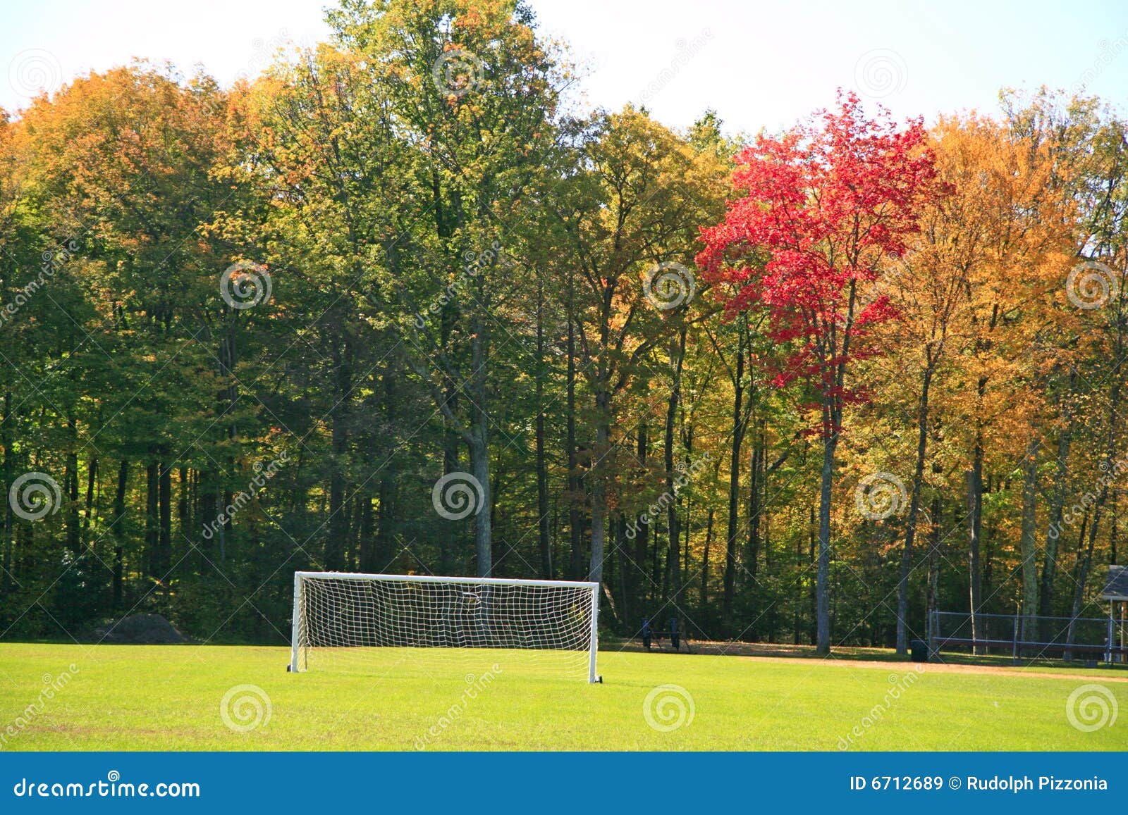 Autumn On A Soccer Field Royalty Free Stock Images Image 6712689