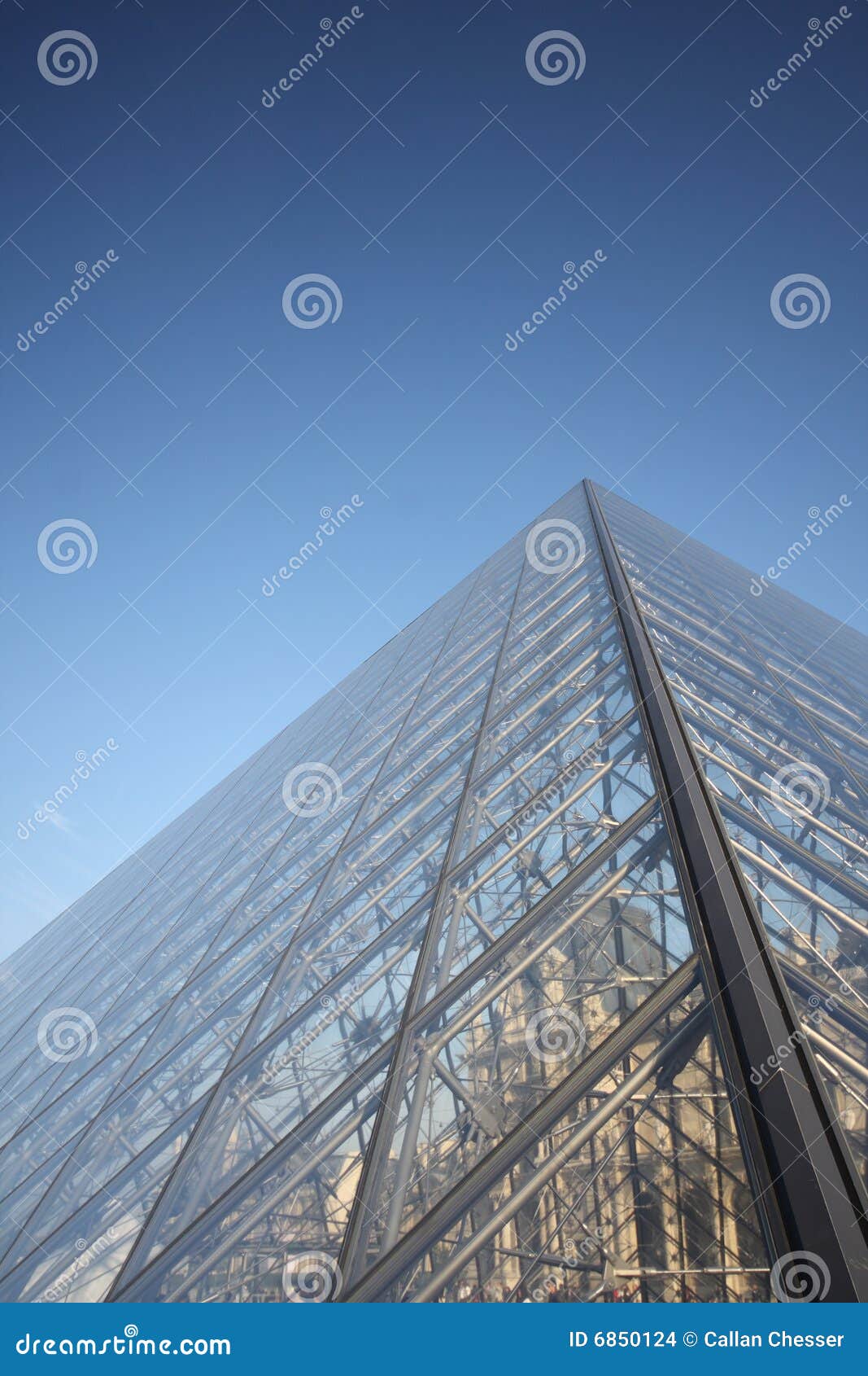 Pyramide de photographie d'auvent d'entrée