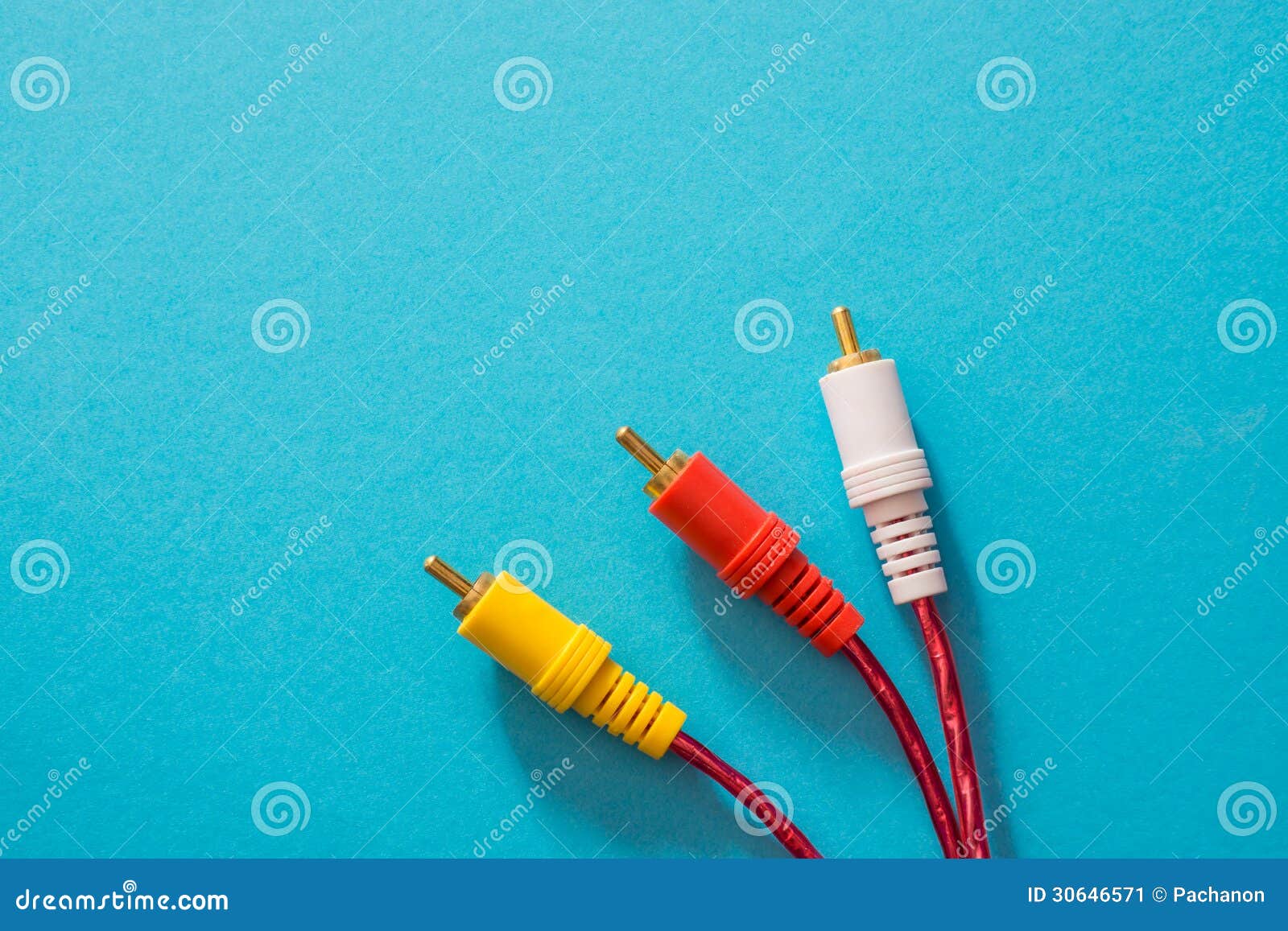 AV cable stock image. Image of link, speaker, communication 30646571