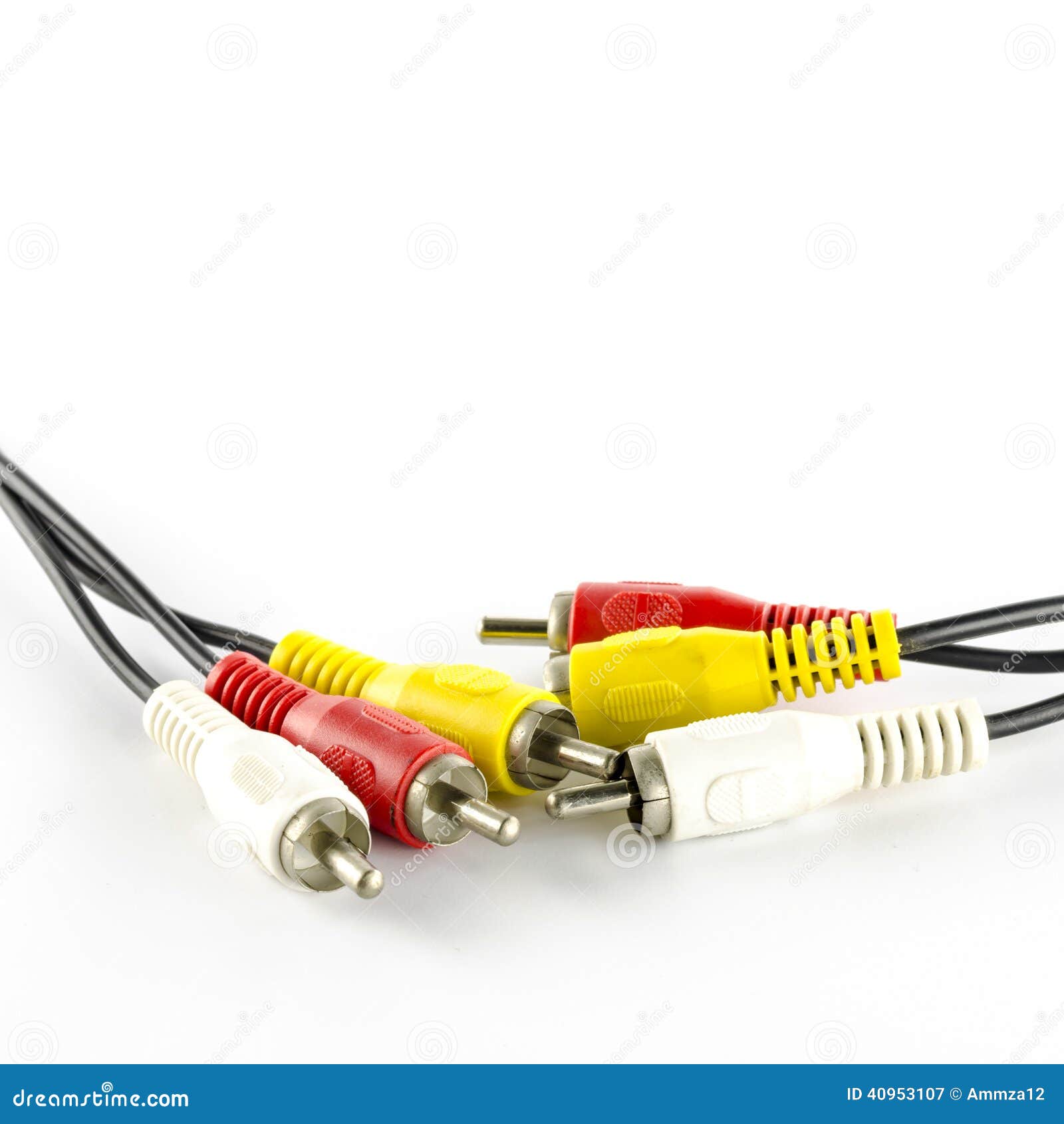Av cable stock image. Image of power, audio, television 40953107