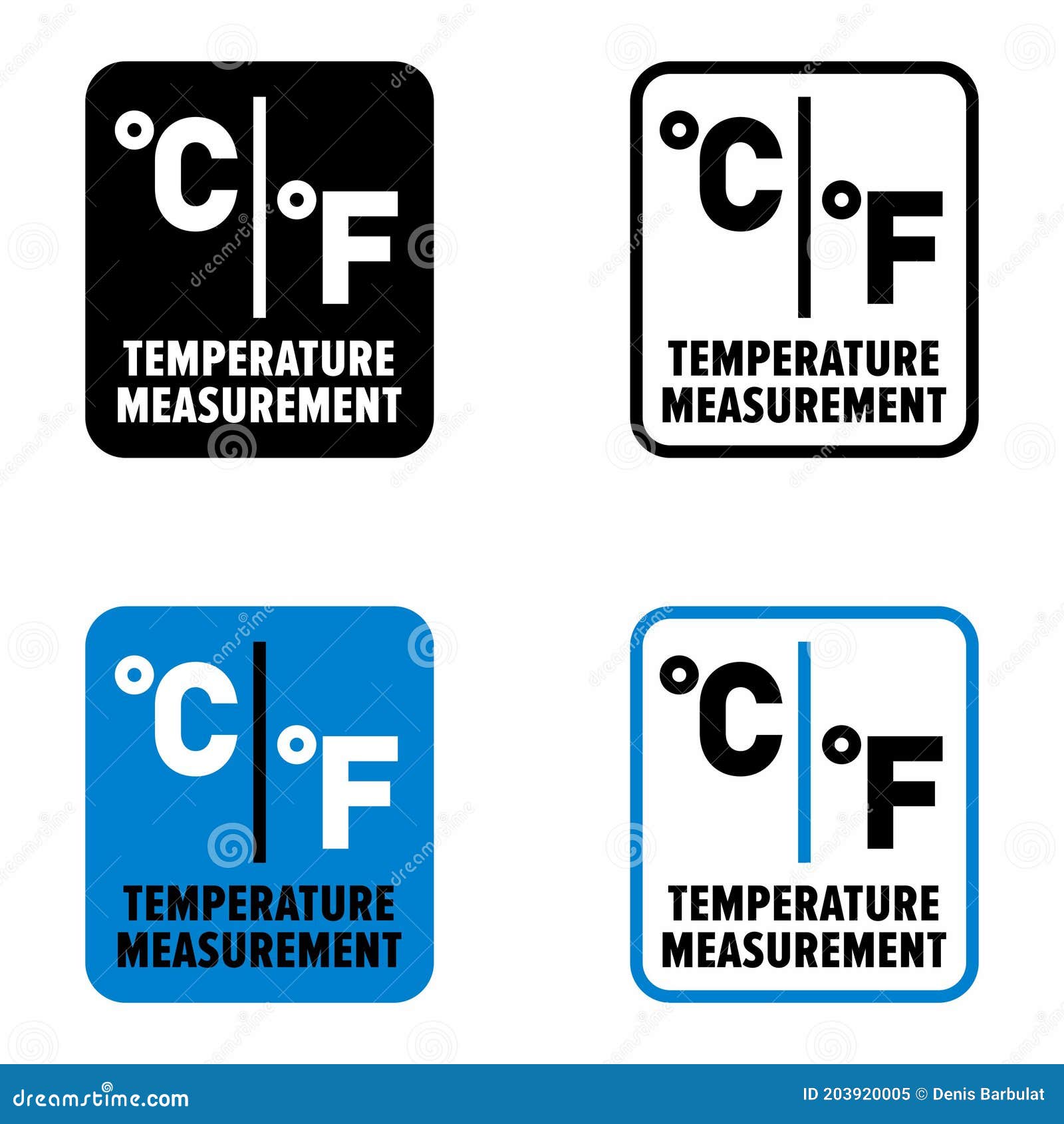 local process of `temperature measurement`, thermometry information sign