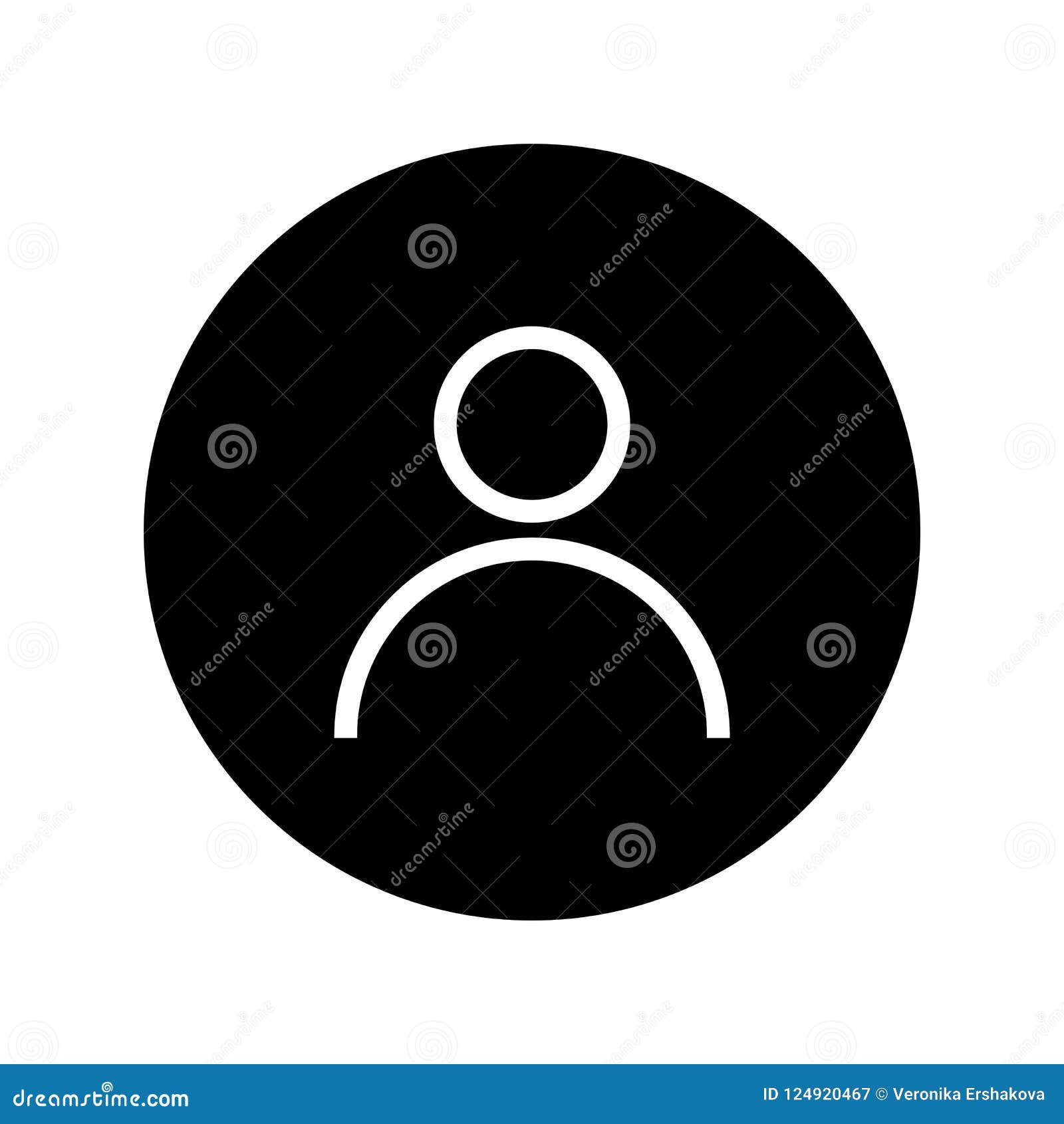 Male avatar profile icon round man face Royalty Free Vector
