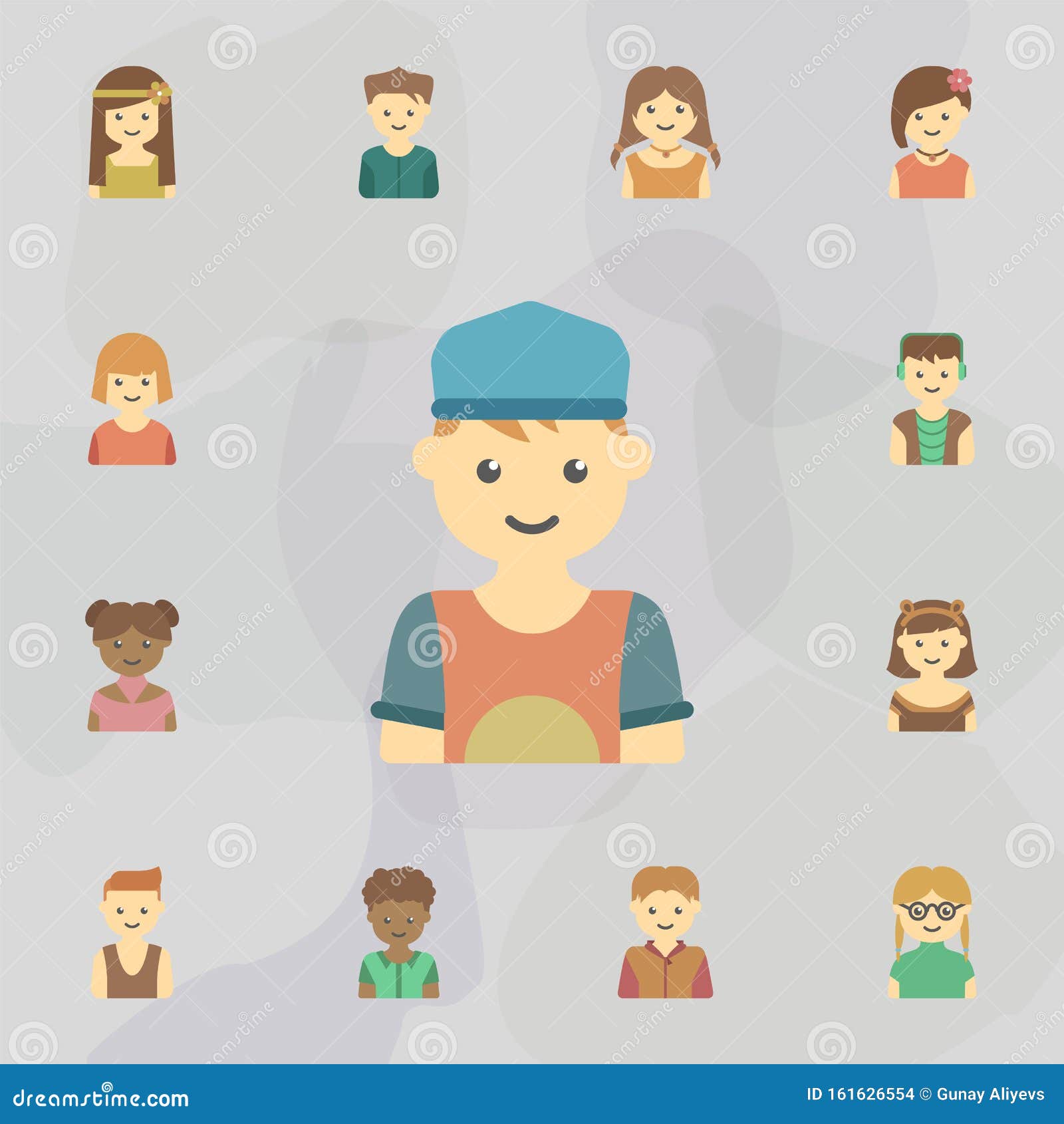 Flat Business Man User Profile Avatar Icon Design And Long Shadow Vector  Illustration For Website And Promotion Banners Royalty Free SVG Cliparts  Vectors And Stock Illustration Image 37008789