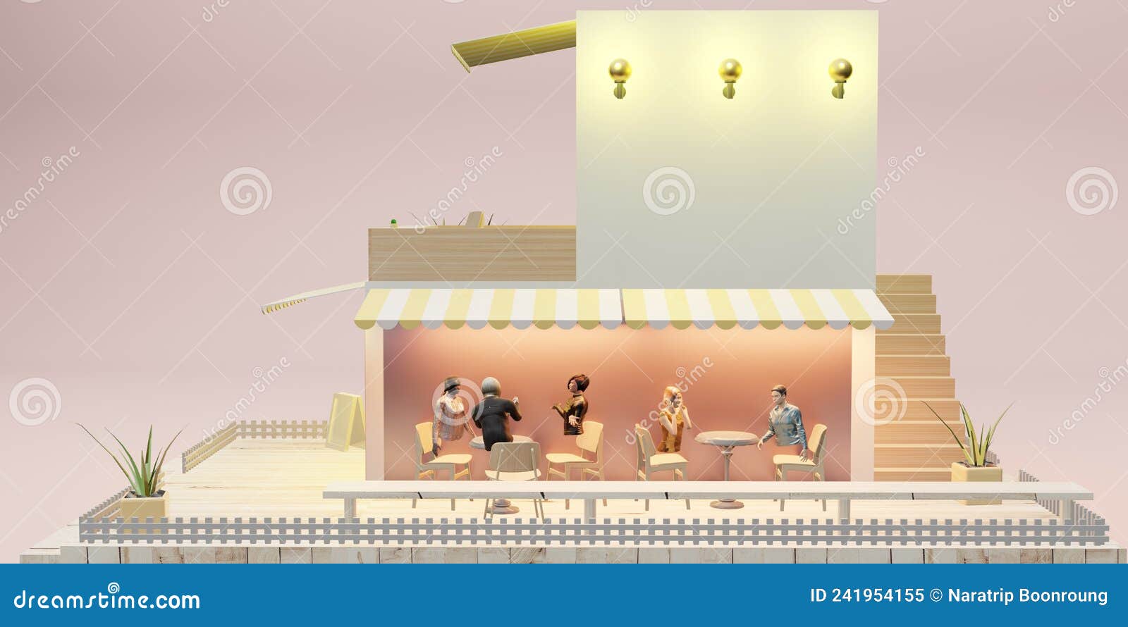 avatars in metaverse party and online meetings via vr cameras in the world of metaverse and the sandbox 3d 