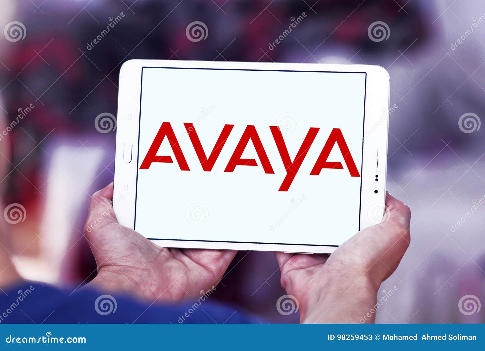Avaya company logo editorial stock photo. Image of commercial - 98259453