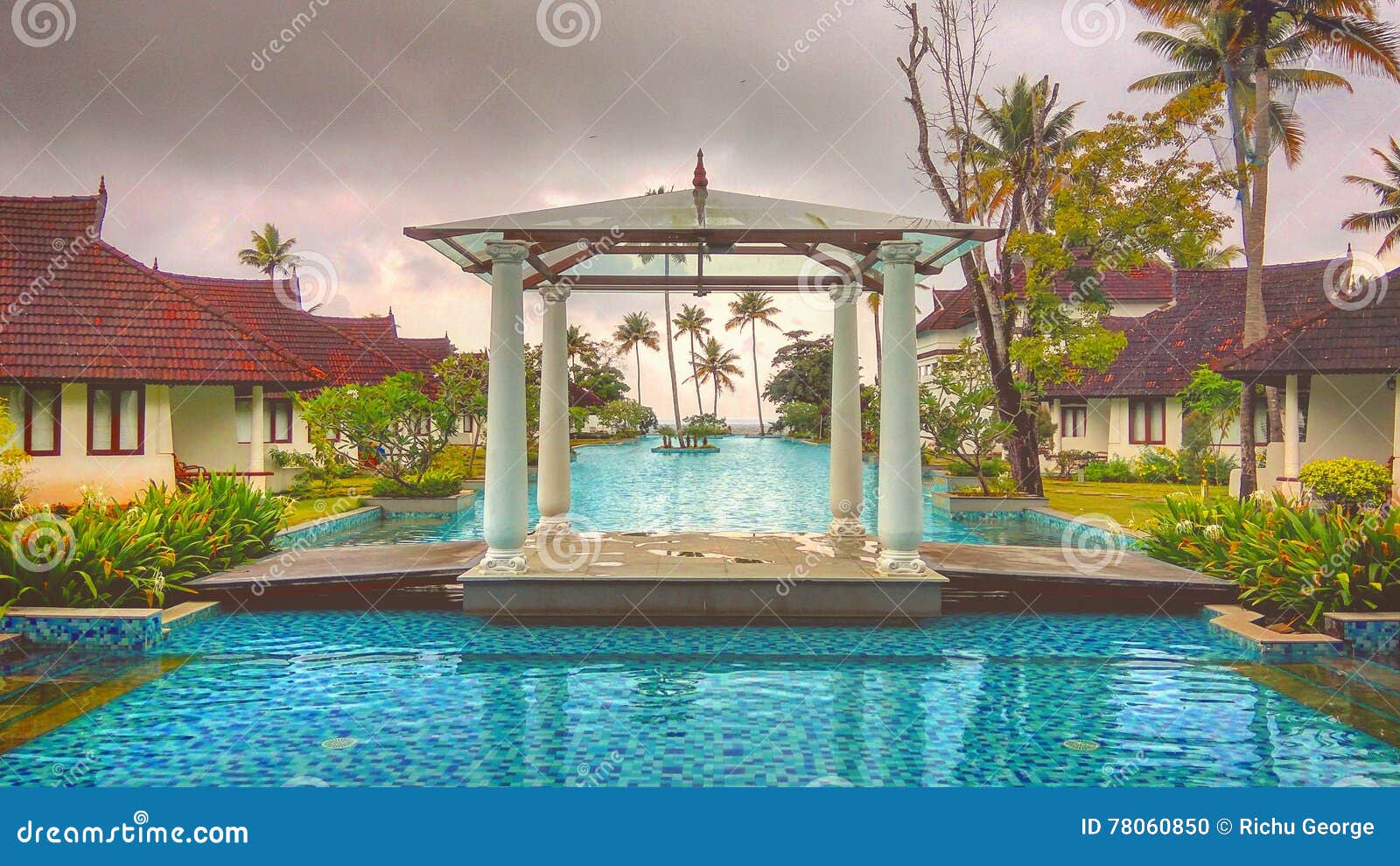 Aveda Spa And Resorts Stock Photo Image Of Backwaters - 