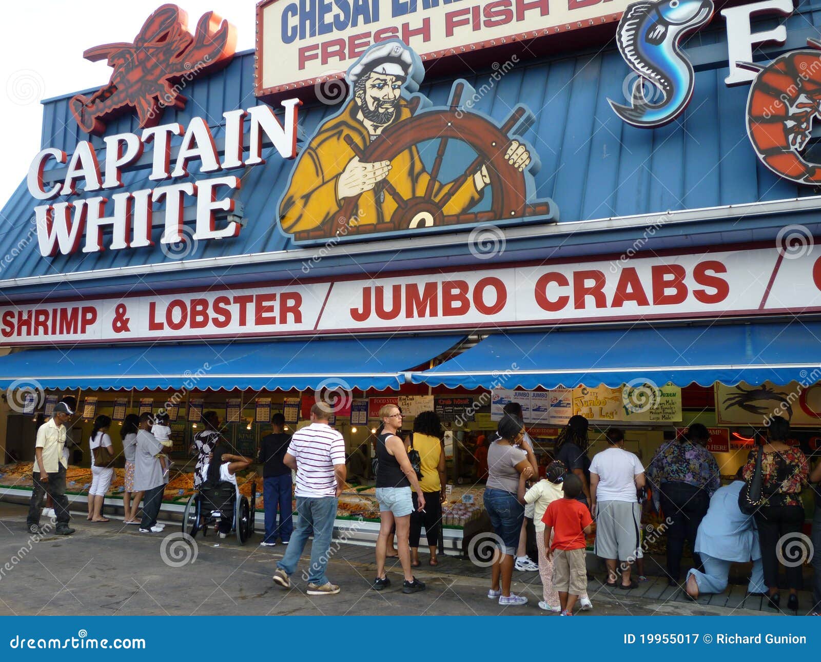 Avenue fish maine market 图库摄影片. 图片 包括有 哥伦比亚, 等待, 人们, 地区 19955017