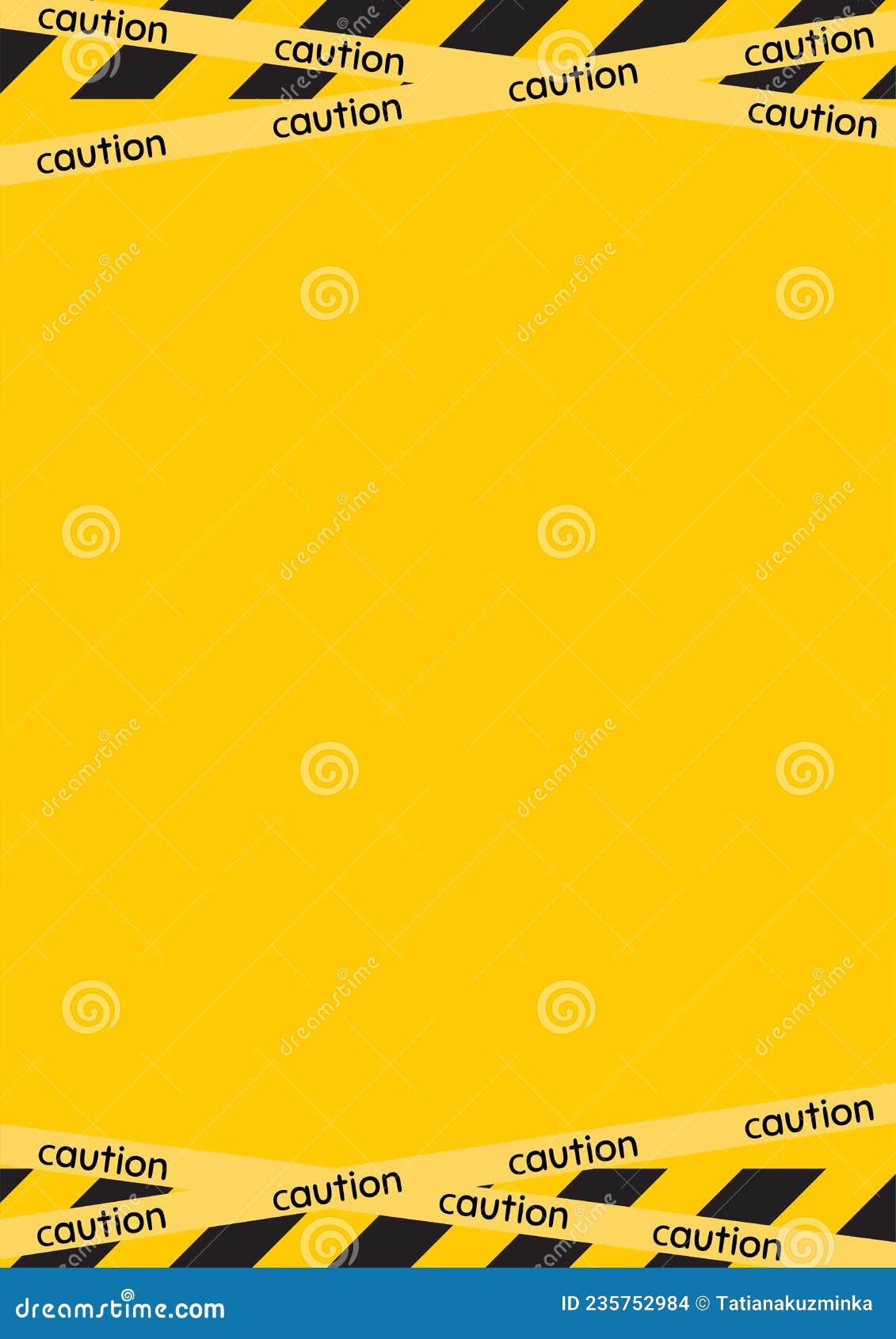 Poster Danger des bandes de diagonale jaune et noir texture