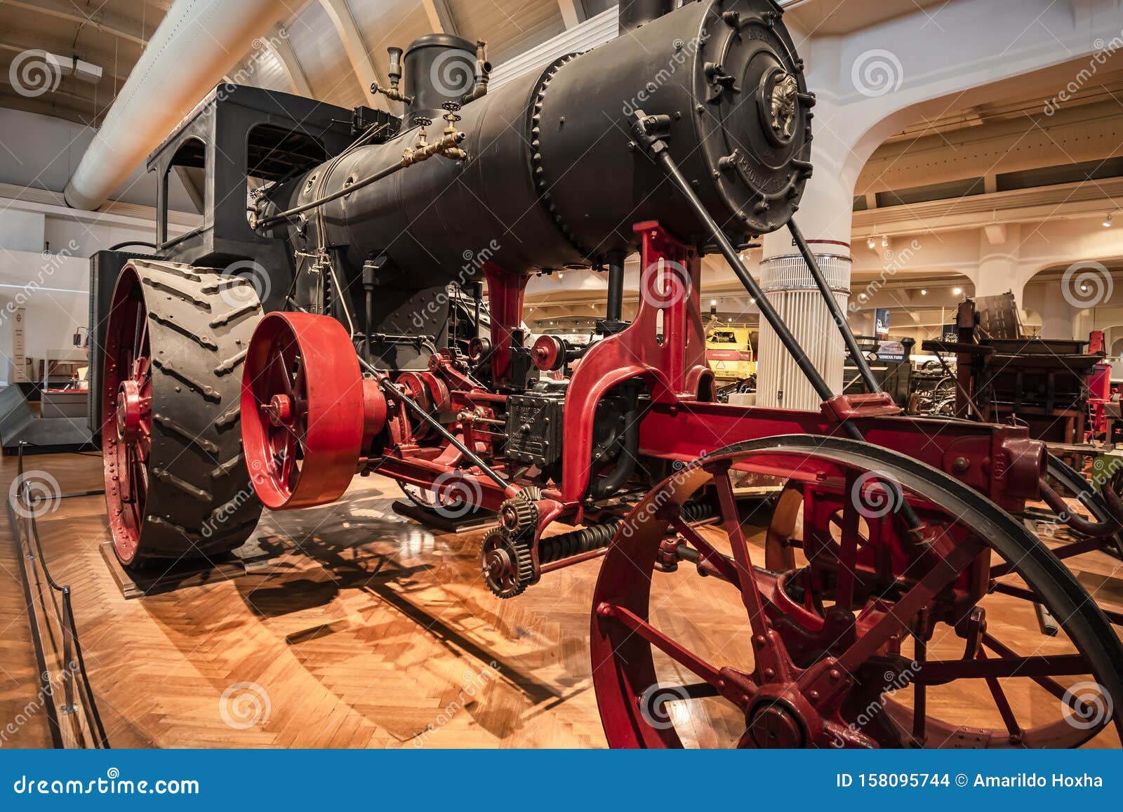 1920s Steam Donkey Engine In San Francisco Maritime National Historical Park Editorial Image
