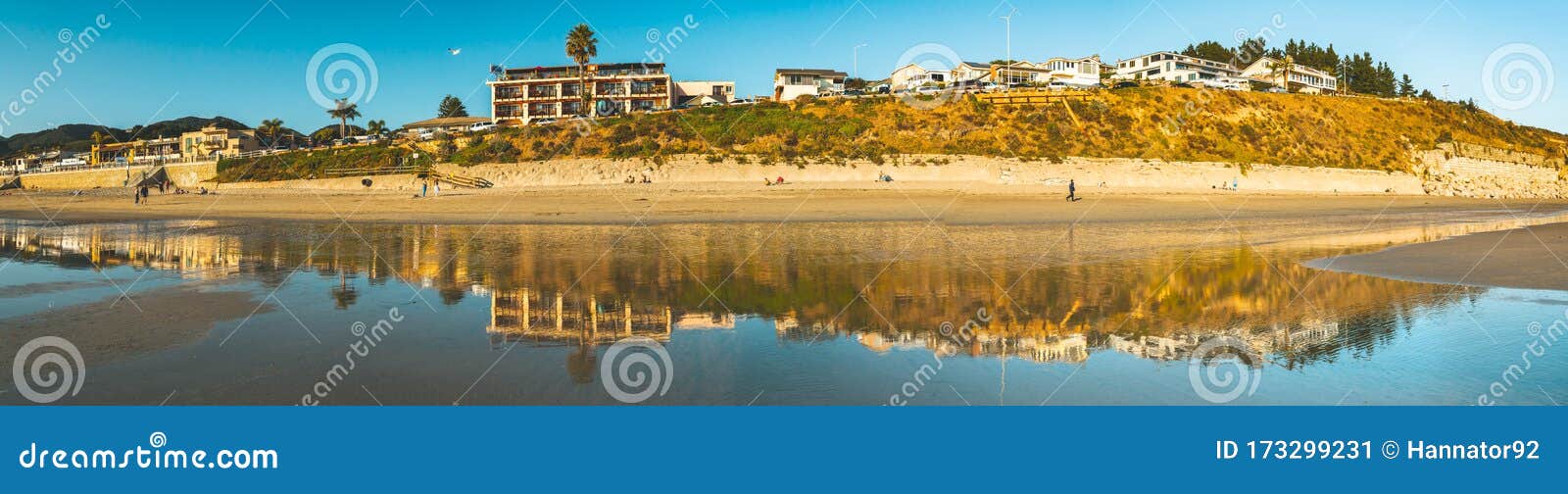 Avila Beach, Panorama. Beautiful Beach Town Located on the Beautiful