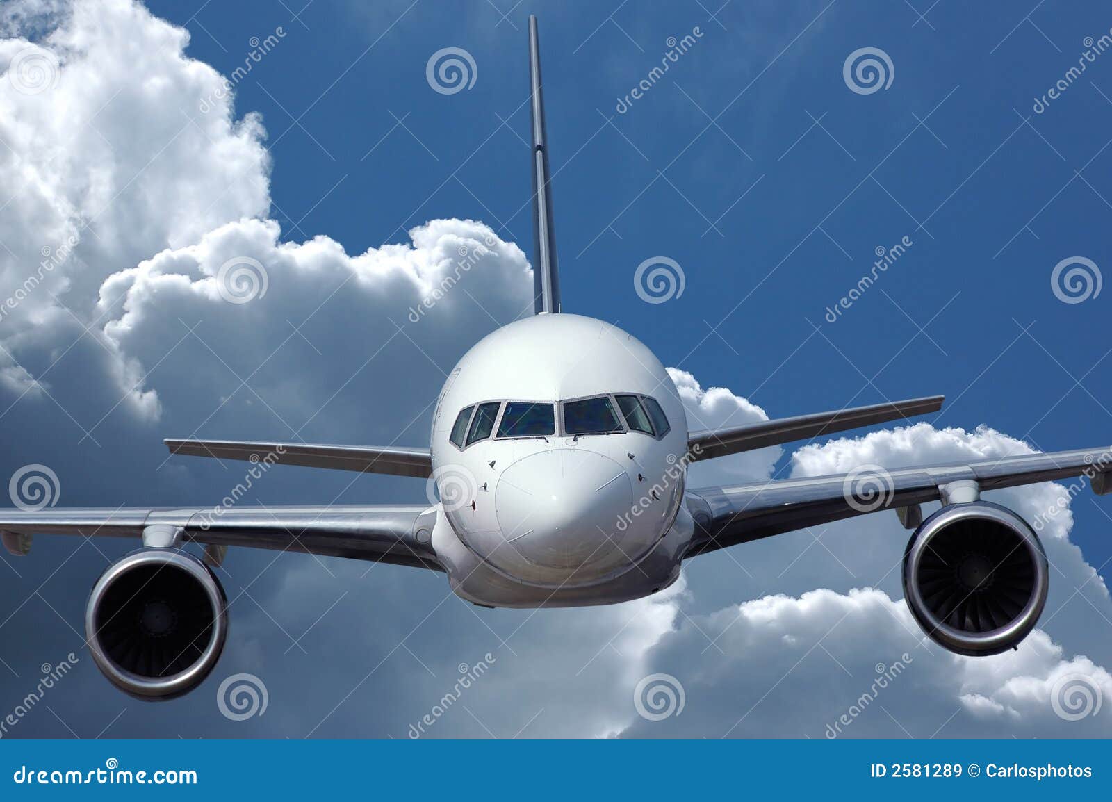 Avion De Ligne En Vol Image Stock Image Du Vacances Transport 2581289