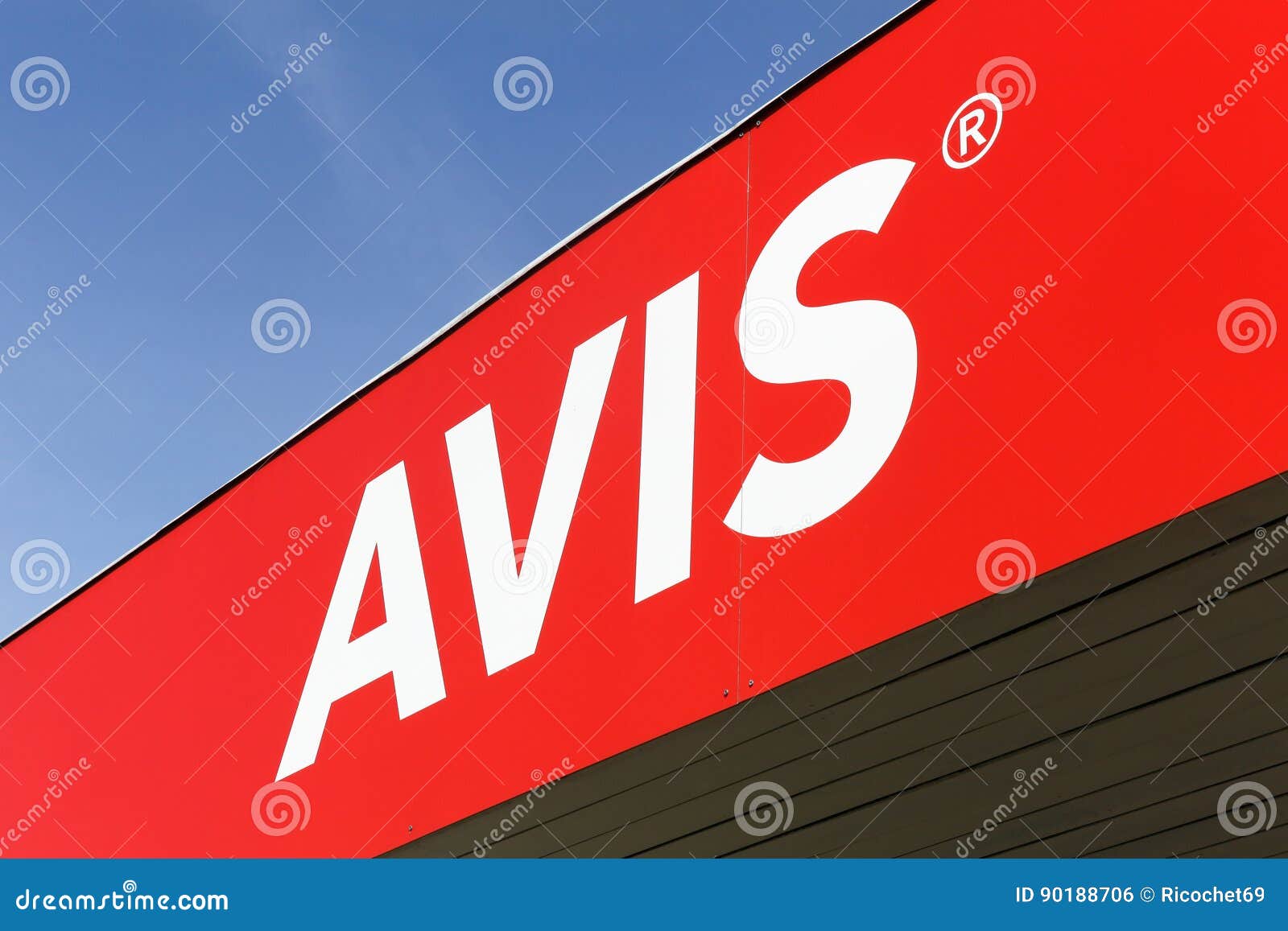 Avis logo a editorial Image of firm, industry - 90188706