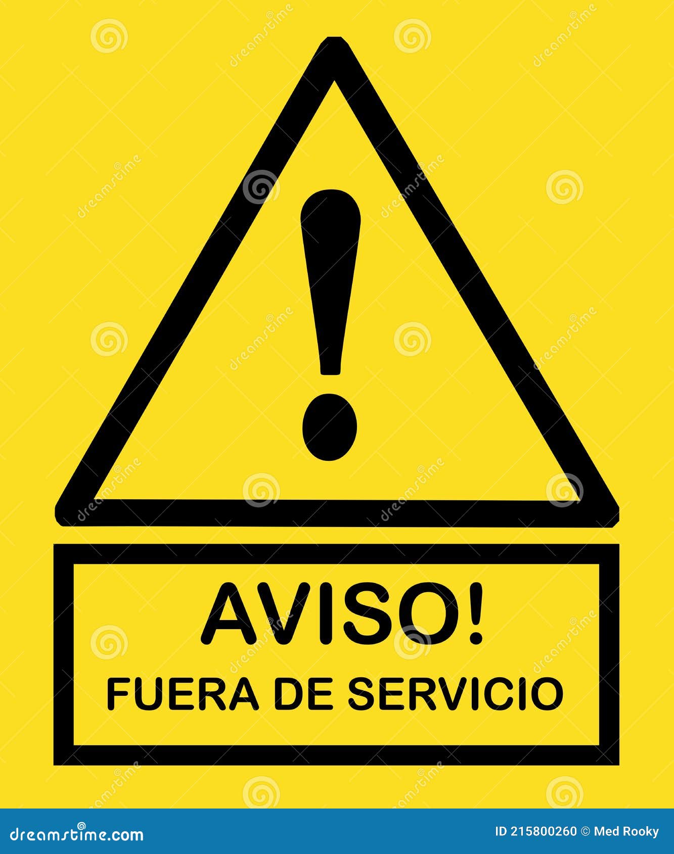 aviso fuera de servicio seÃÂ±al