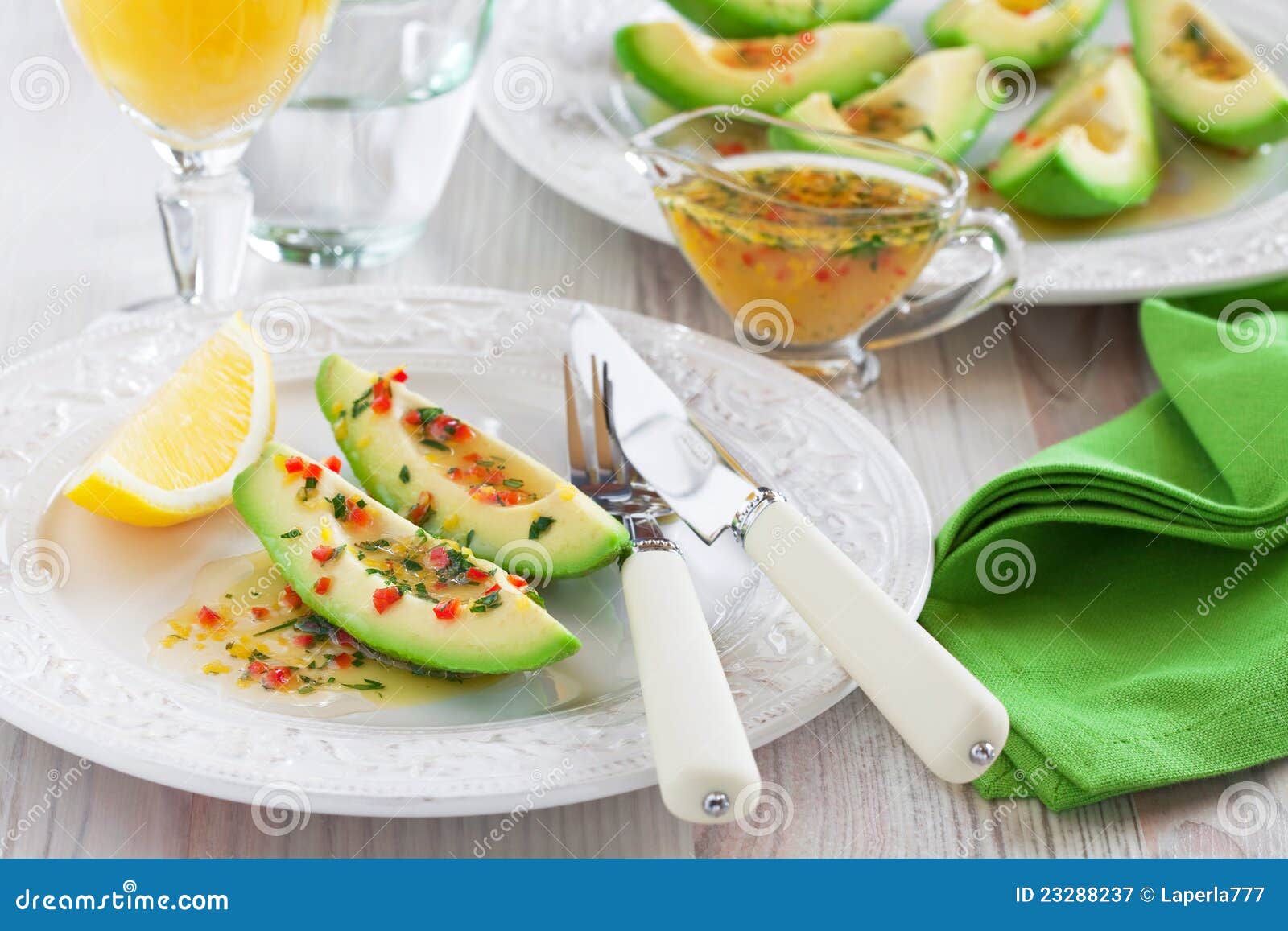Avocado appetizer stock image. Image of slice, snack 23288237