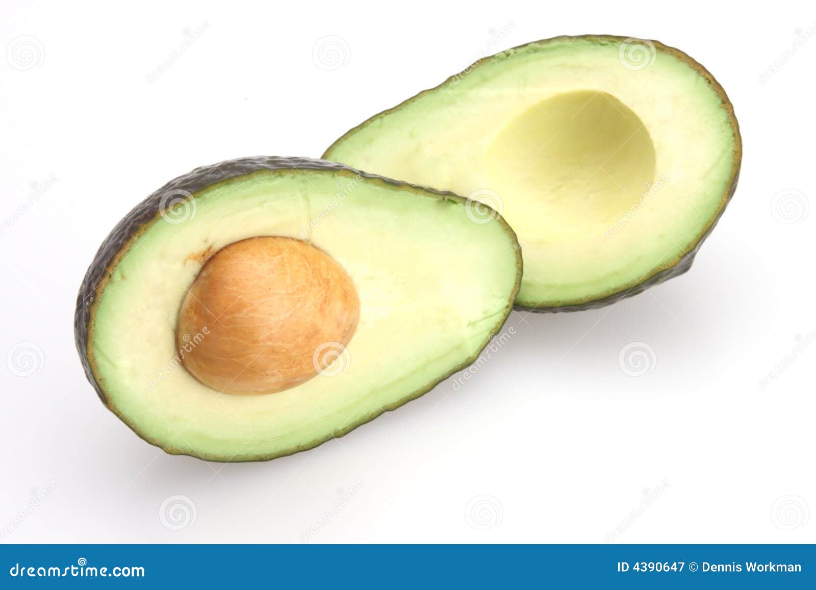Avocado Half stock image. Image of good, avocado, health 4390647