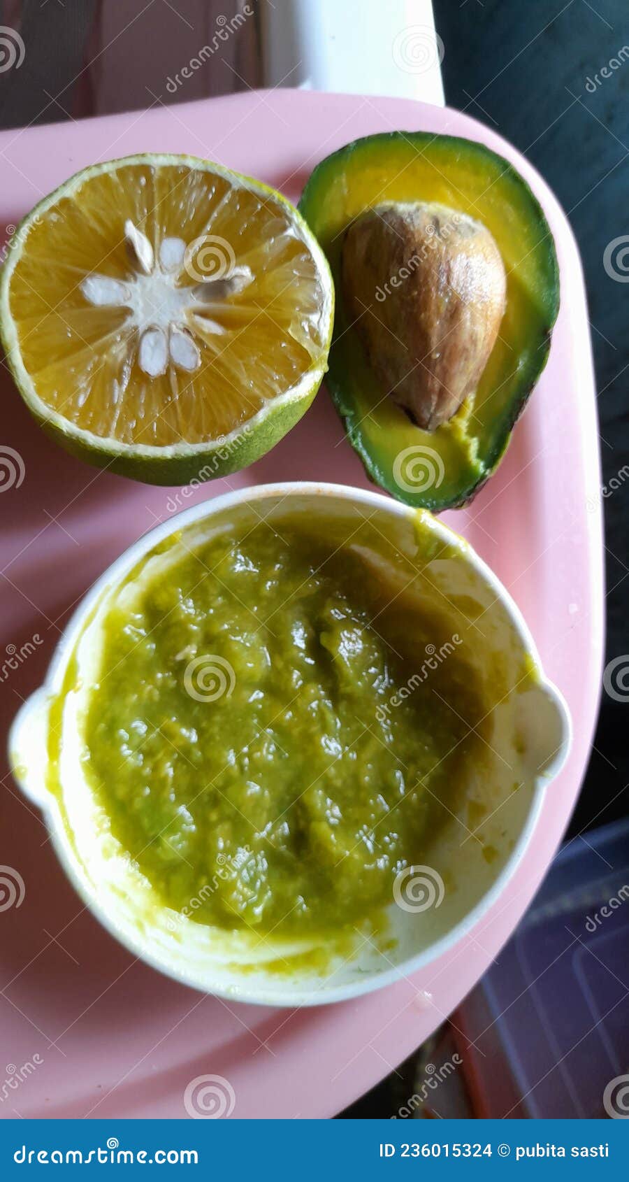 Avocado orange juice stock photo. Image of breakfast 236015324