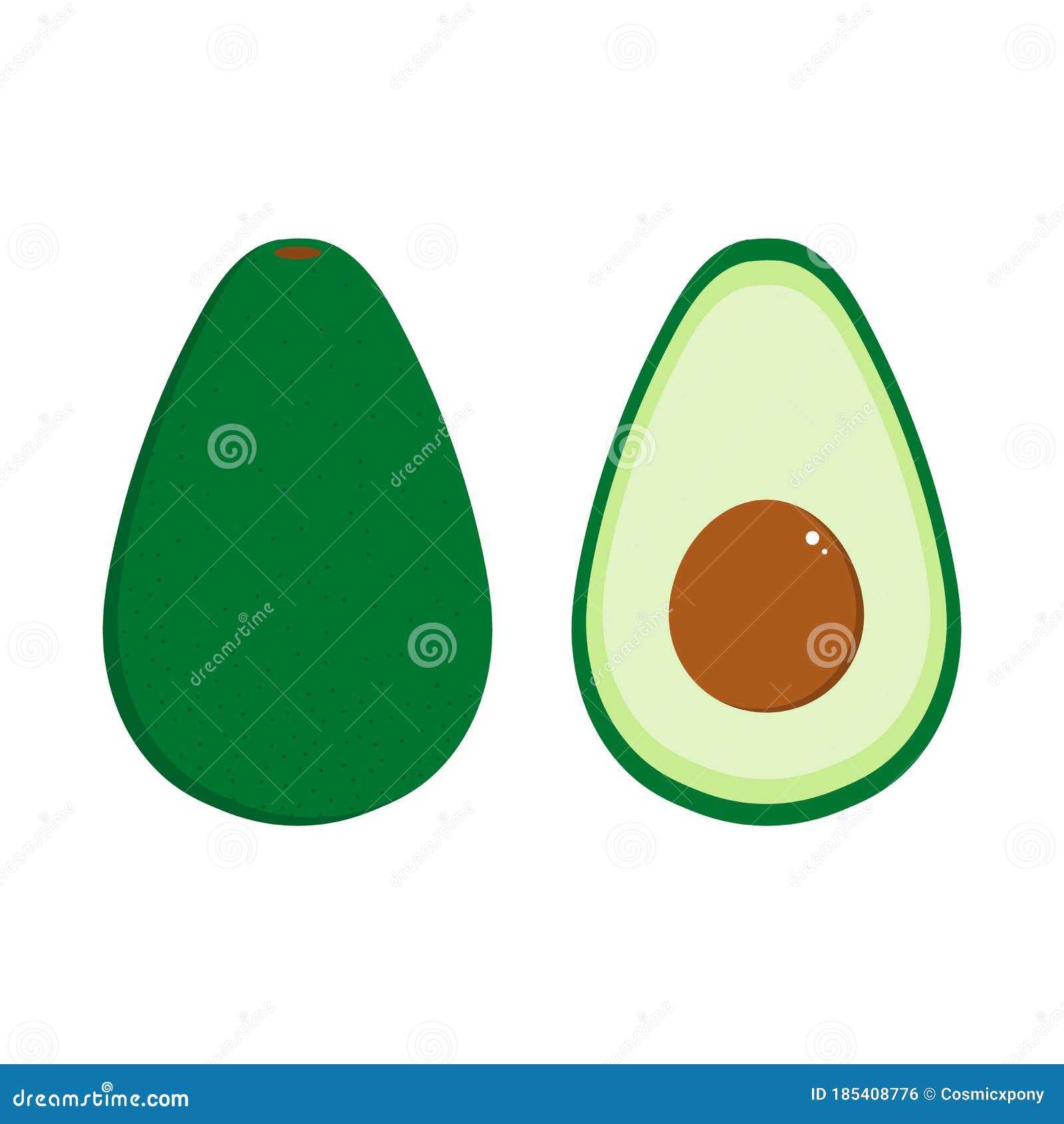 Avocado Whole And Cut In Half Vector Cartoon Style Icons For Healthy Food Vegan Design Stock Vector Illustration Of Cartoon Avocado Avocado Whole And Cut In Half Vector Cartoon Style Icons For Healthy Food Vegan Design Stock Vector Illustration Of Cartoon Avocado