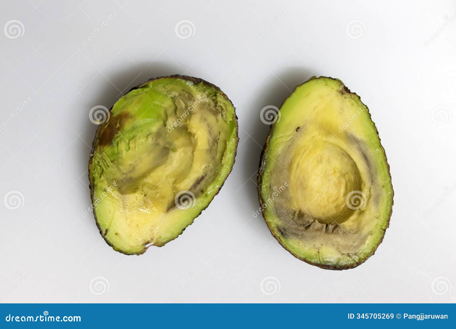 avocados are rotten if they're mushy when squeezed, brown or moldy inside, and have developed rancidity or a sour smell
