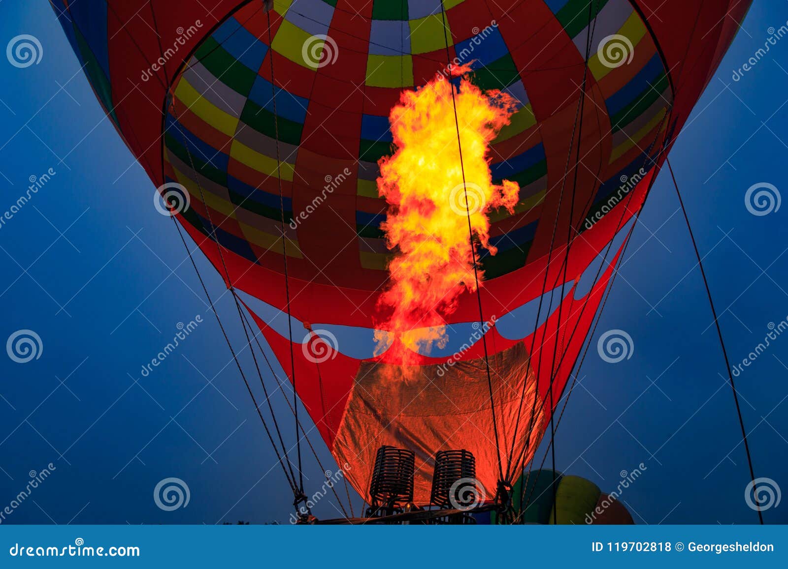 Hot Air Balloon Flame Editorial Stock Photo Image Of Sport