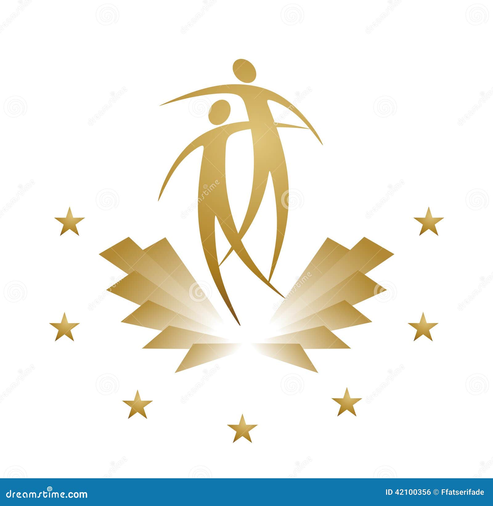 Award stock illustration. Illustration of sport, shining - 42100356