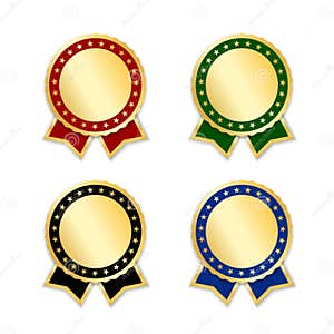 Award Ribbons Cartoon Vector CartoonDealer 21432257