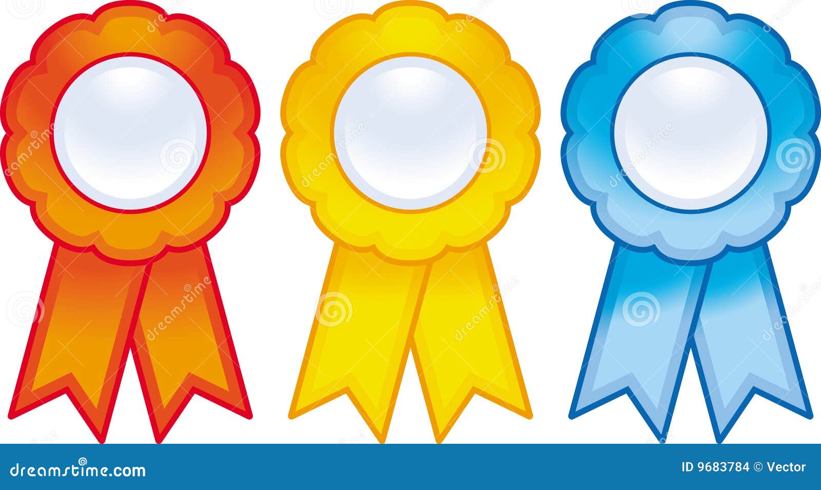 Award Ribbons (Vector) Stock Images - Image: 9683784