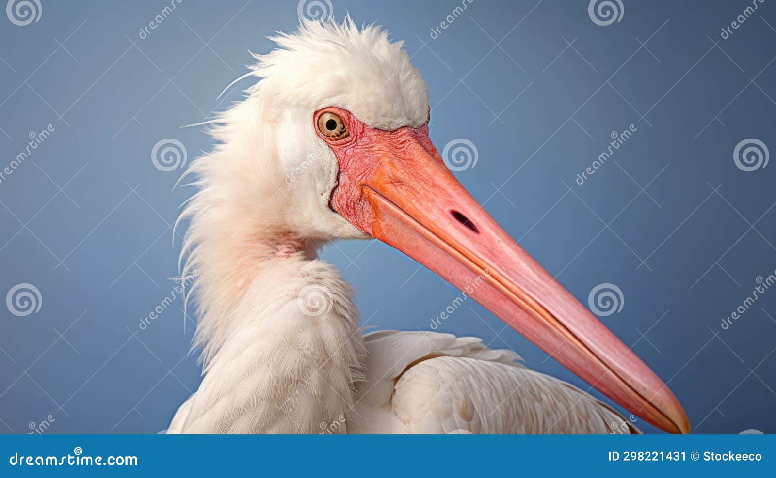award-winning manapunk bird with distinctive pink beak