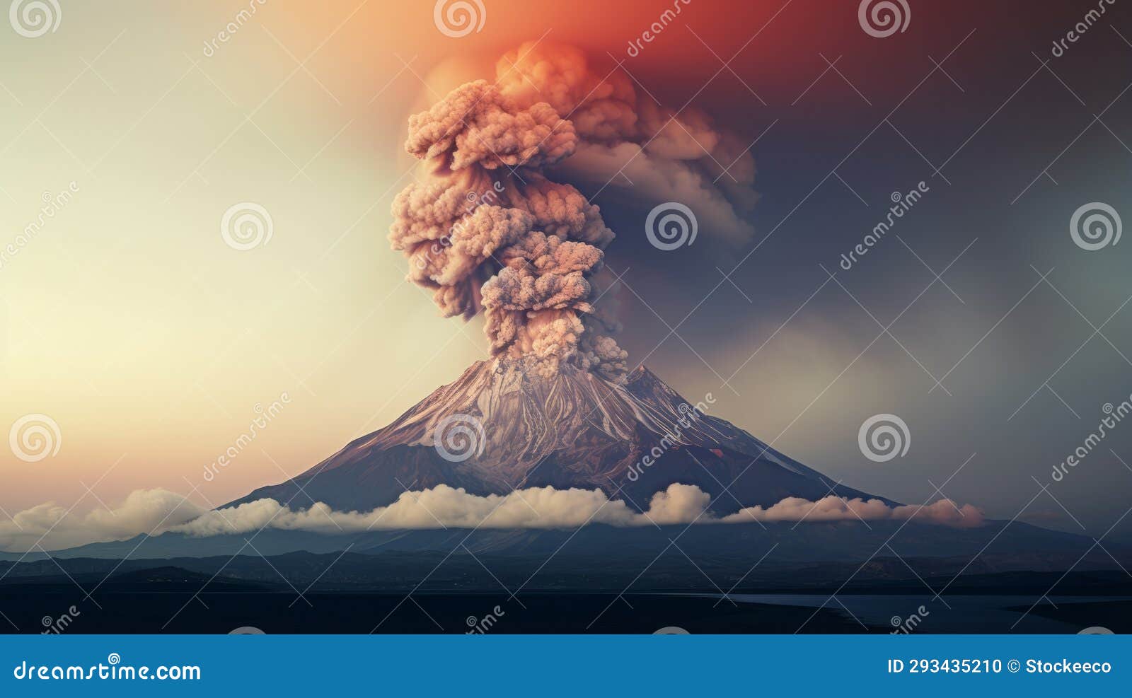award-winning volcano photo with cross processing style