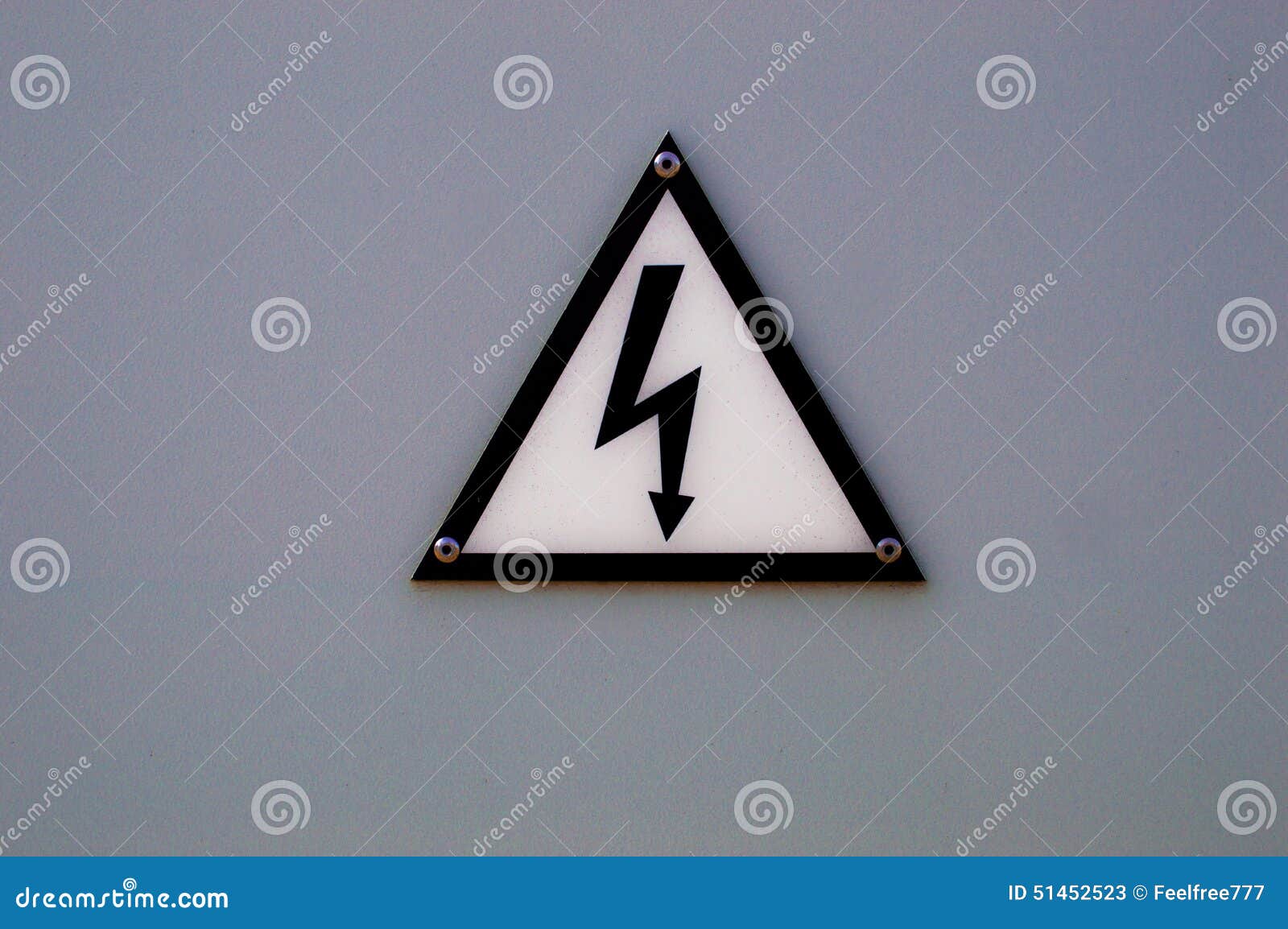 aware of electricity, warning sign