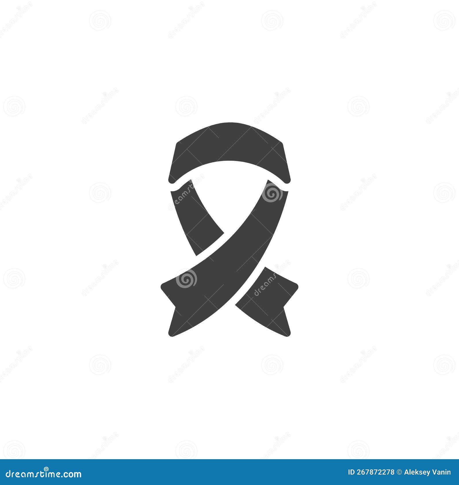 Awareness Ribbon Vector Icon Stock Illustration Illustration Of Awareness Pictogram 267872278 6779